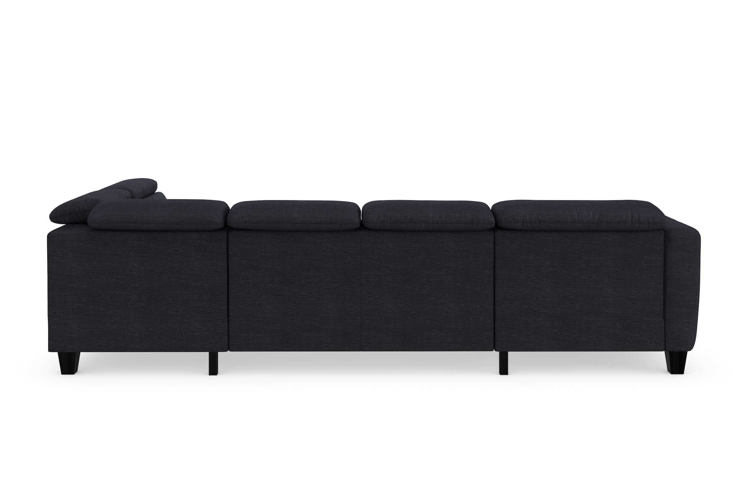 sit&more Wohnlandschaft »Belluci U-Form«, Kopfteilverstellung und Federkern, wahlweise mit Bettfunktion
