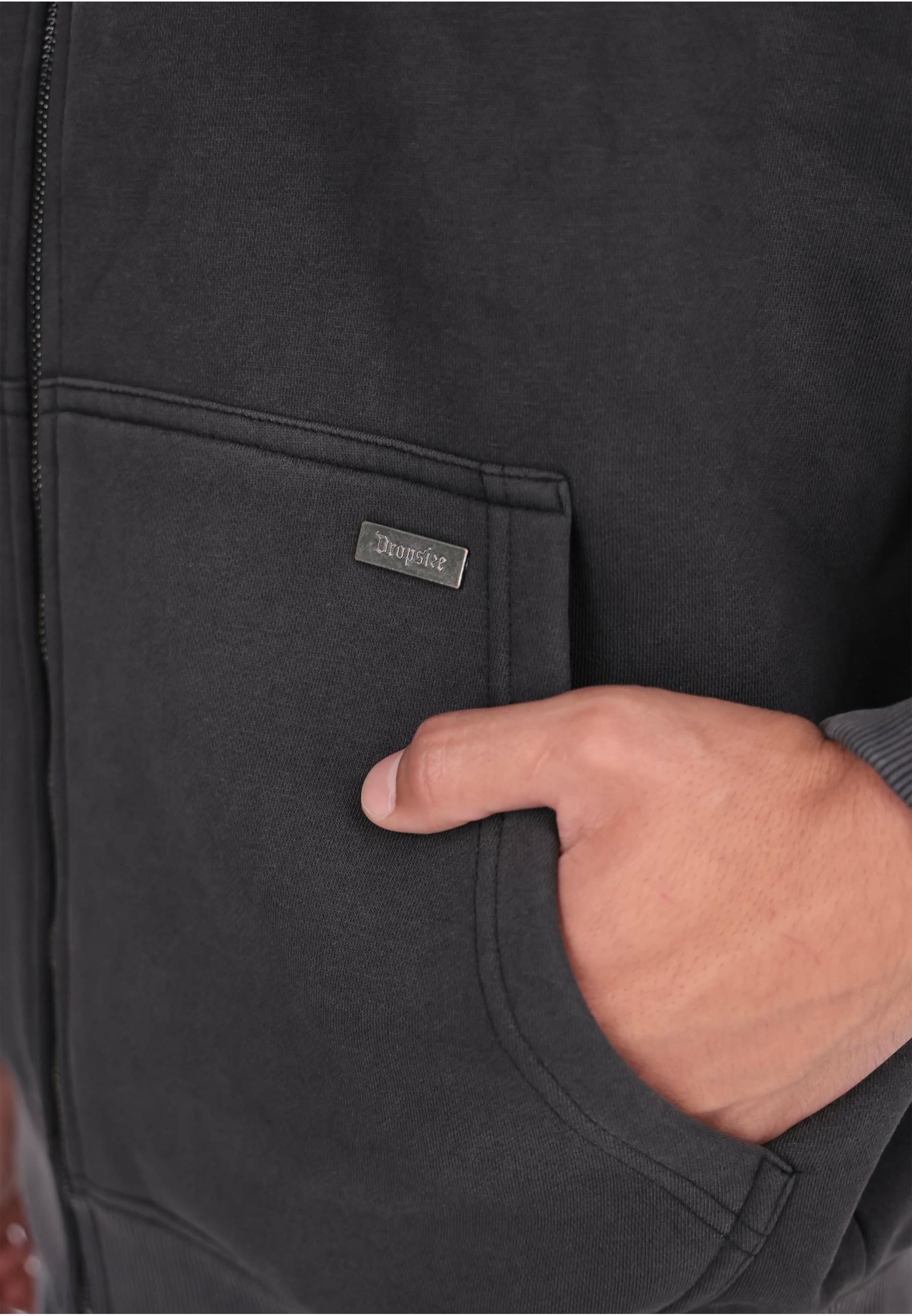 Dropsize Sweatjacke »Dropsize CARGO ZIPPER HOODIE«