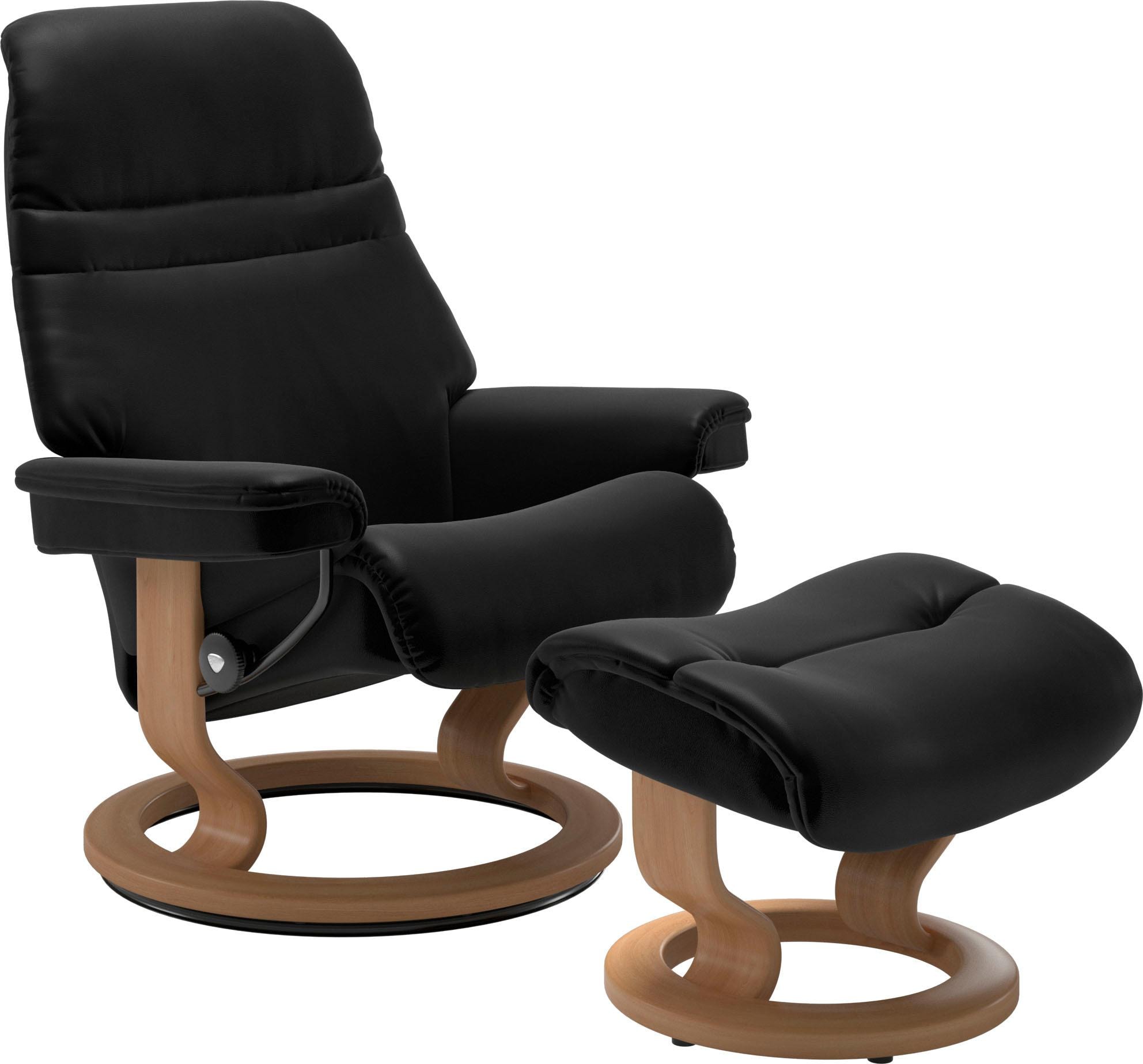 Stressless Relaxsessel "Sunrise" Set, Relaxsessel mit Hocker, mit Classic B günstig online kaufen