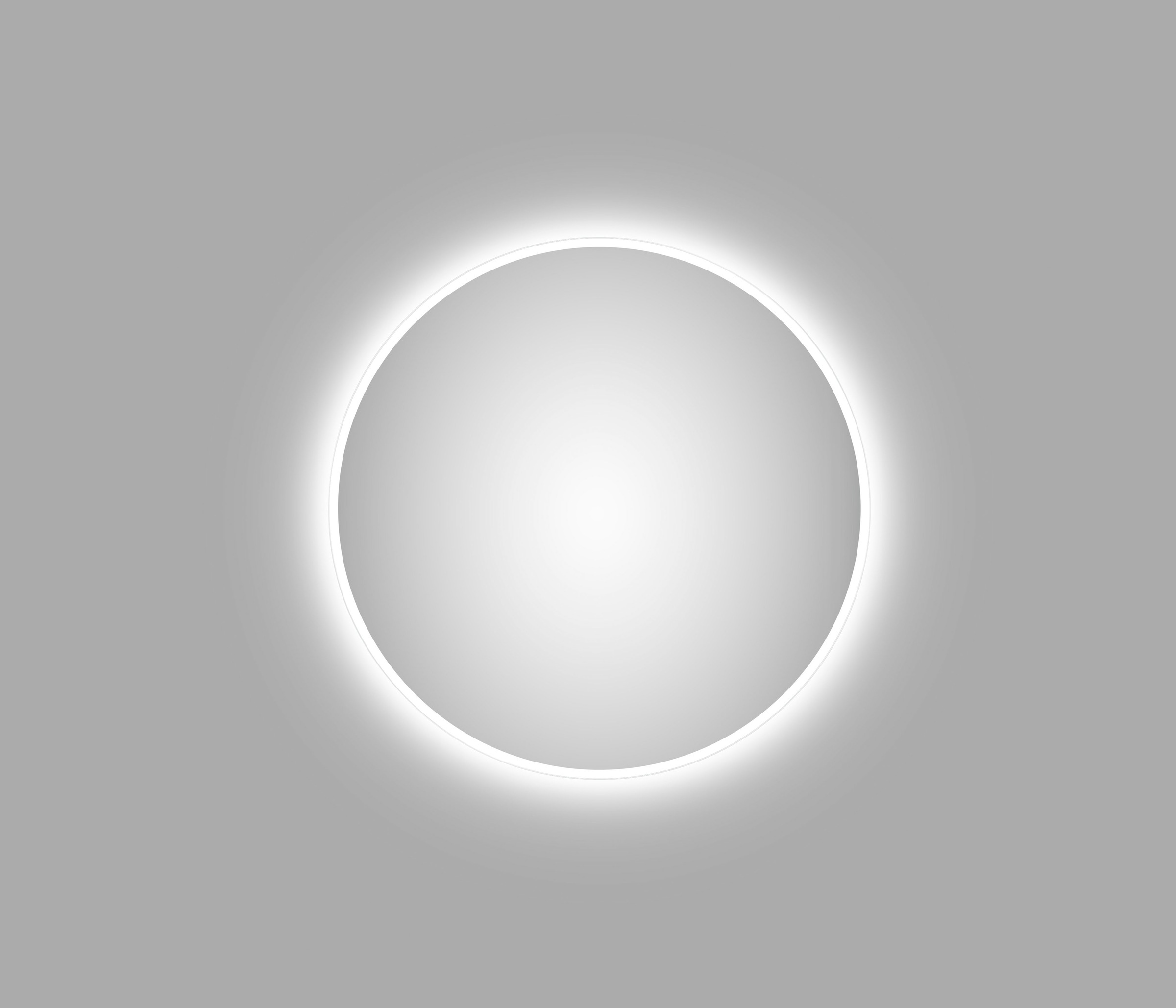 Talos Badspiegel rund 60 cm - Spiegel mit Beleuchtung günstig online kaufen