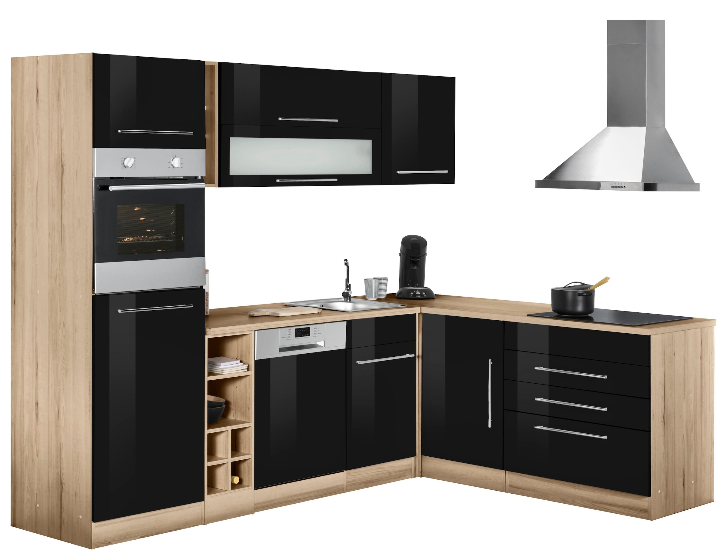 KOCHSTATION "KS-Eton" ohne E-Geräte, Stellbreite 260 x 190 cm günstig online kaufen