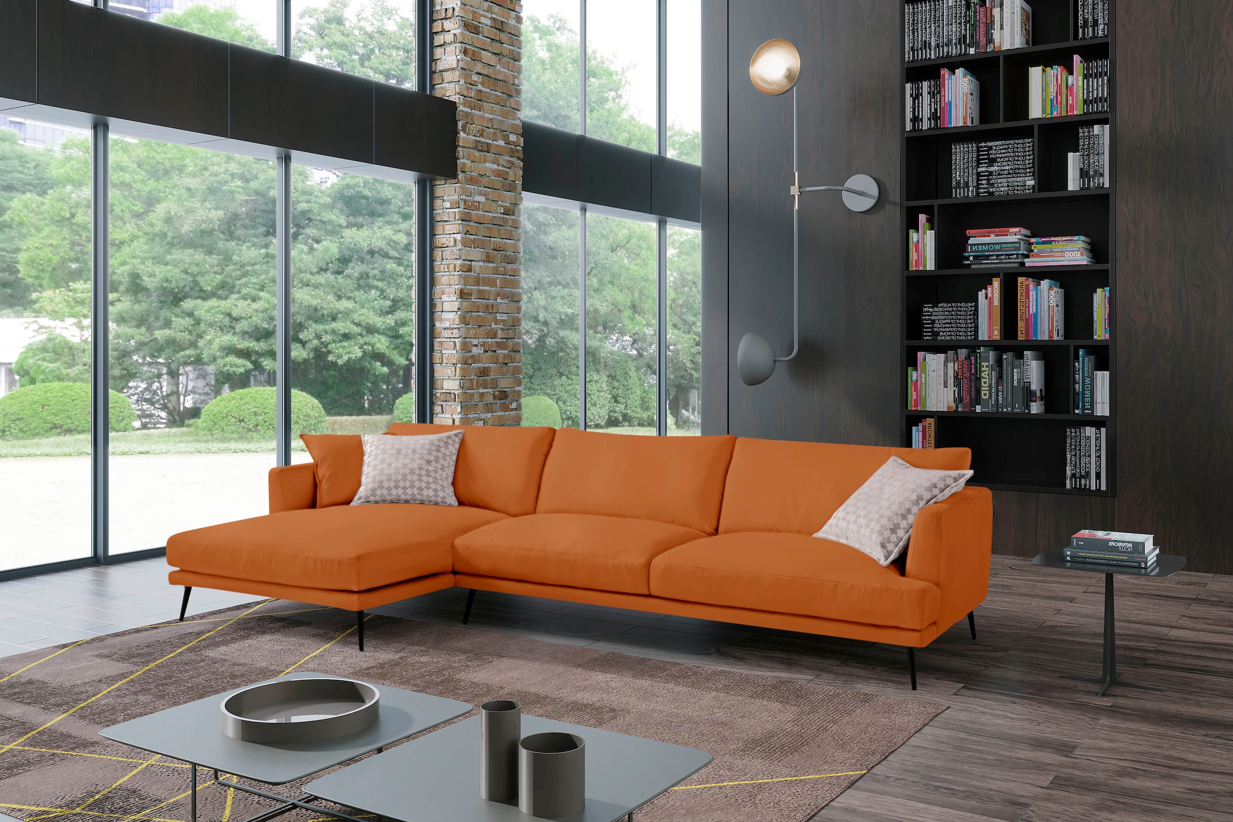 Egoitaliano Ecksofa "Sophia, Designsofa mit extrakomfortablem Sitzkomfort", günstig online kaufen