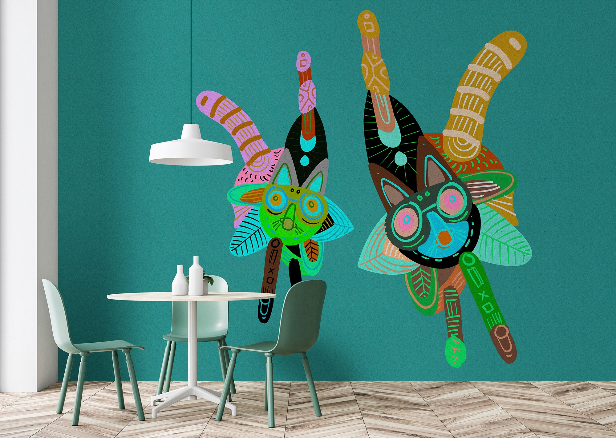 living walls Fototapete »Walls by Patel Looneyland«, Vlies, Wand