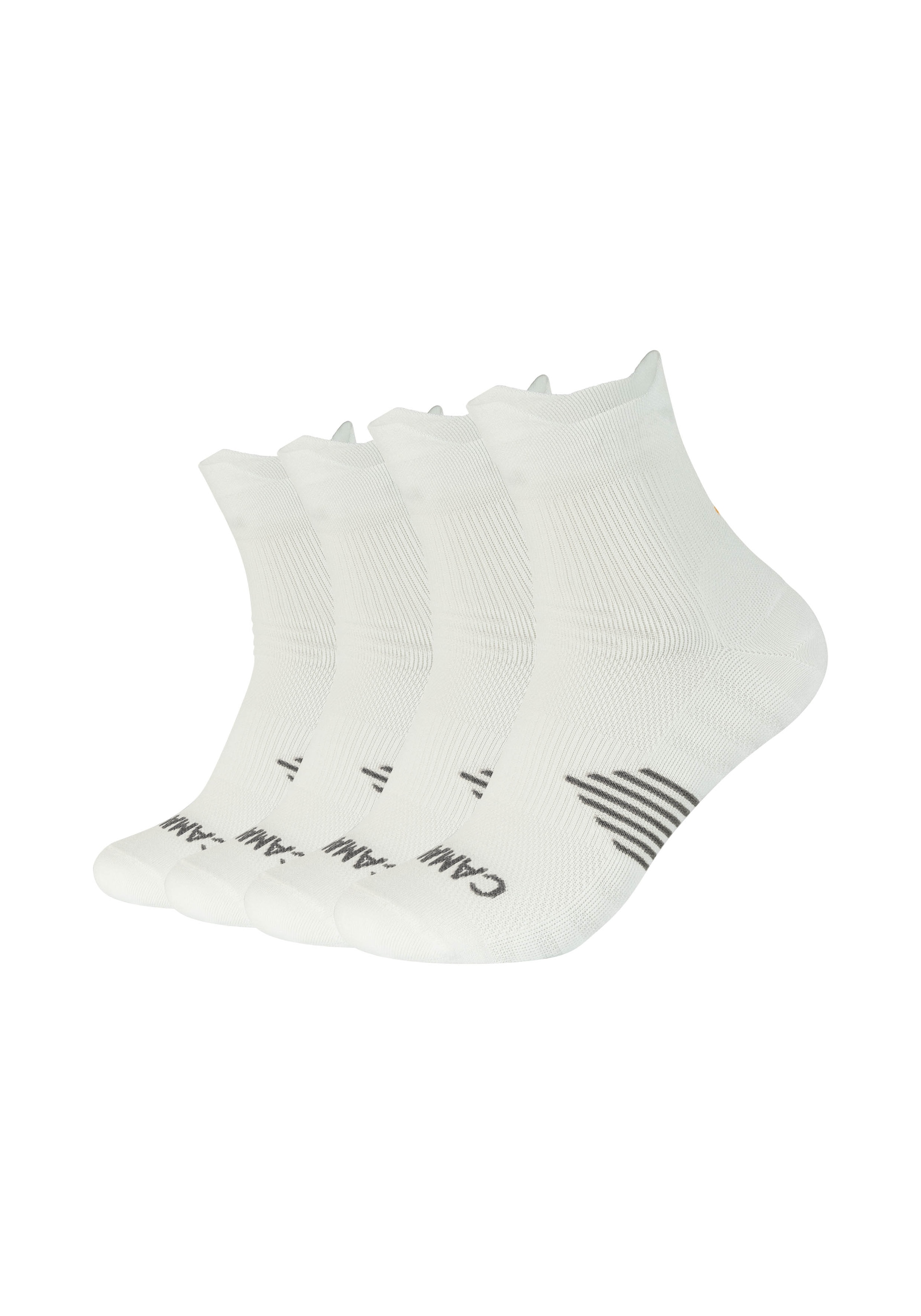 Kurzsocken, (4er Pack), Performance Socks, Fußgewölbe-Stütze, gepolsterte Sohle