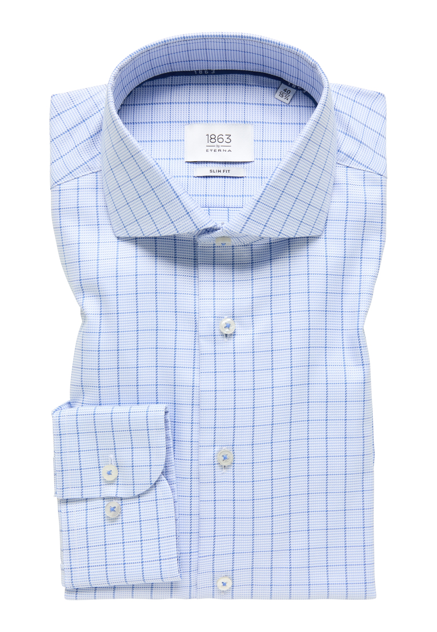 Eterna Langarmhemd »SLIM FIT« NON IRON (bügelfrei)