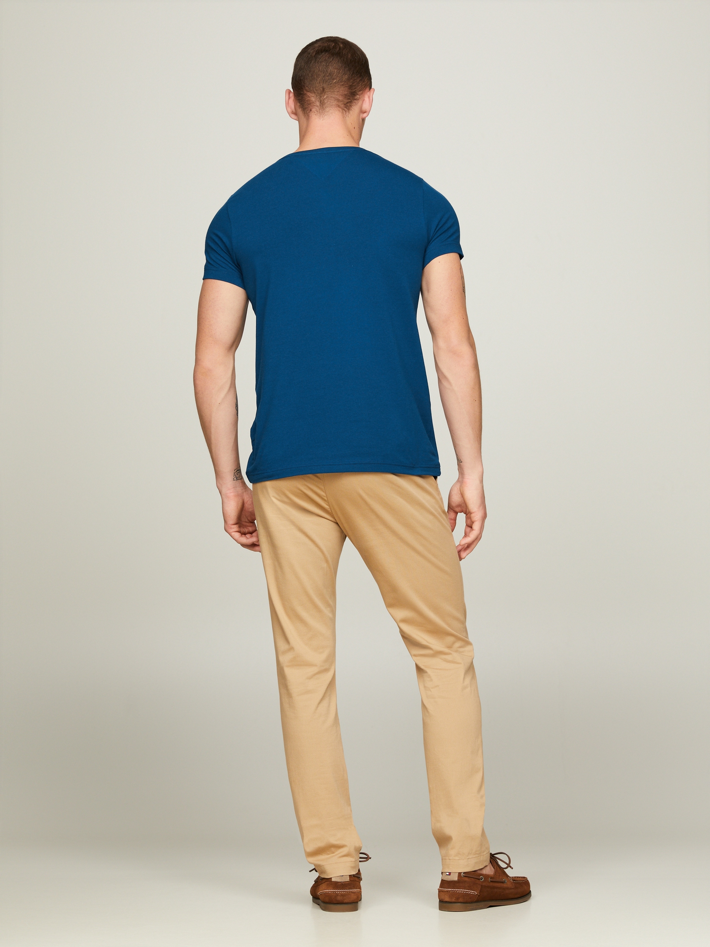 Tommy Hilfiger T-Shirt »STRETCH SLIM FIT TEE«, mit Rundhalsausschnitt