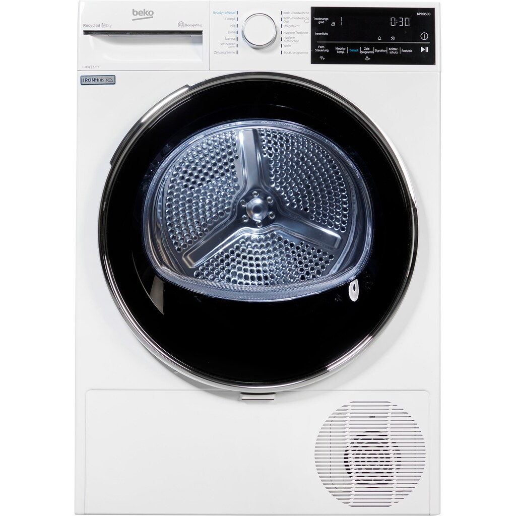 BEKO Wärmepumpentrockner »B5T62243W«, 8 kg