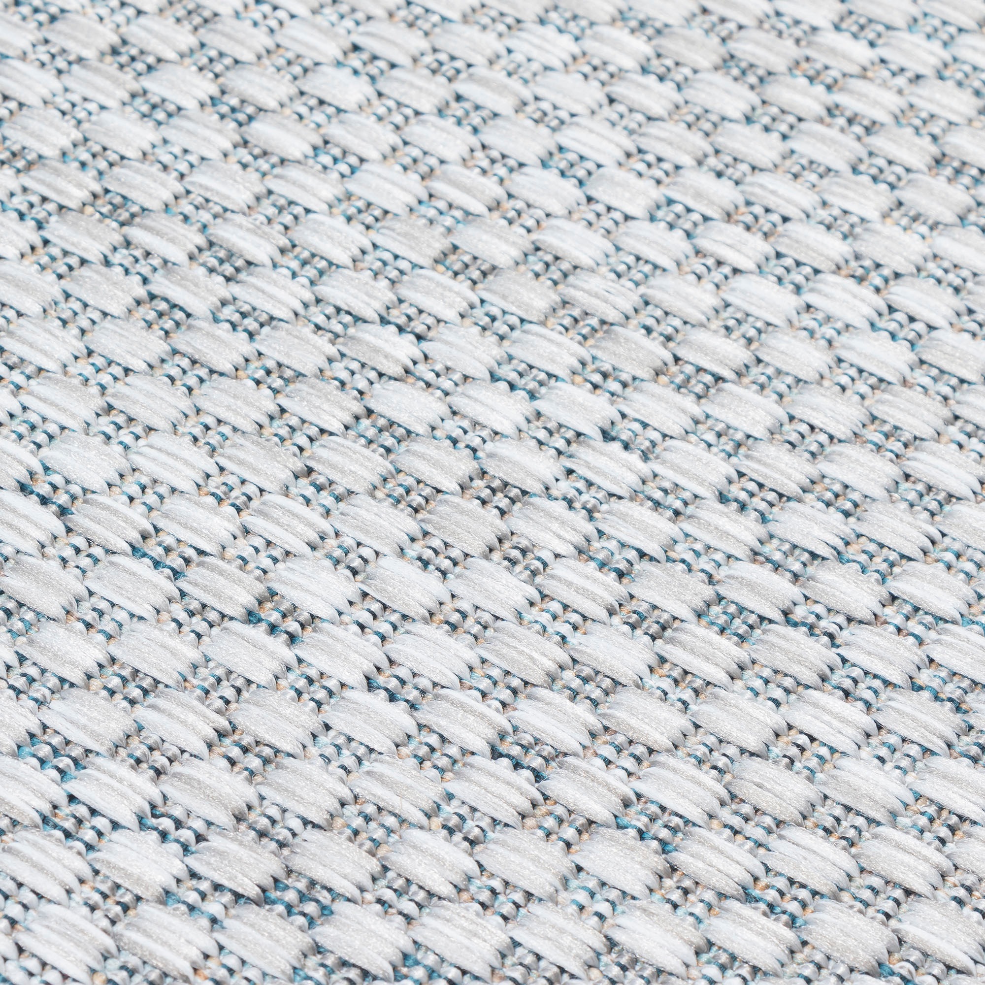 Sanat Teppich »Melissa 8000«, rund, 10 mm Höhe, Kurzflor, In -und Outdoor geeignet, Wohnzimmer