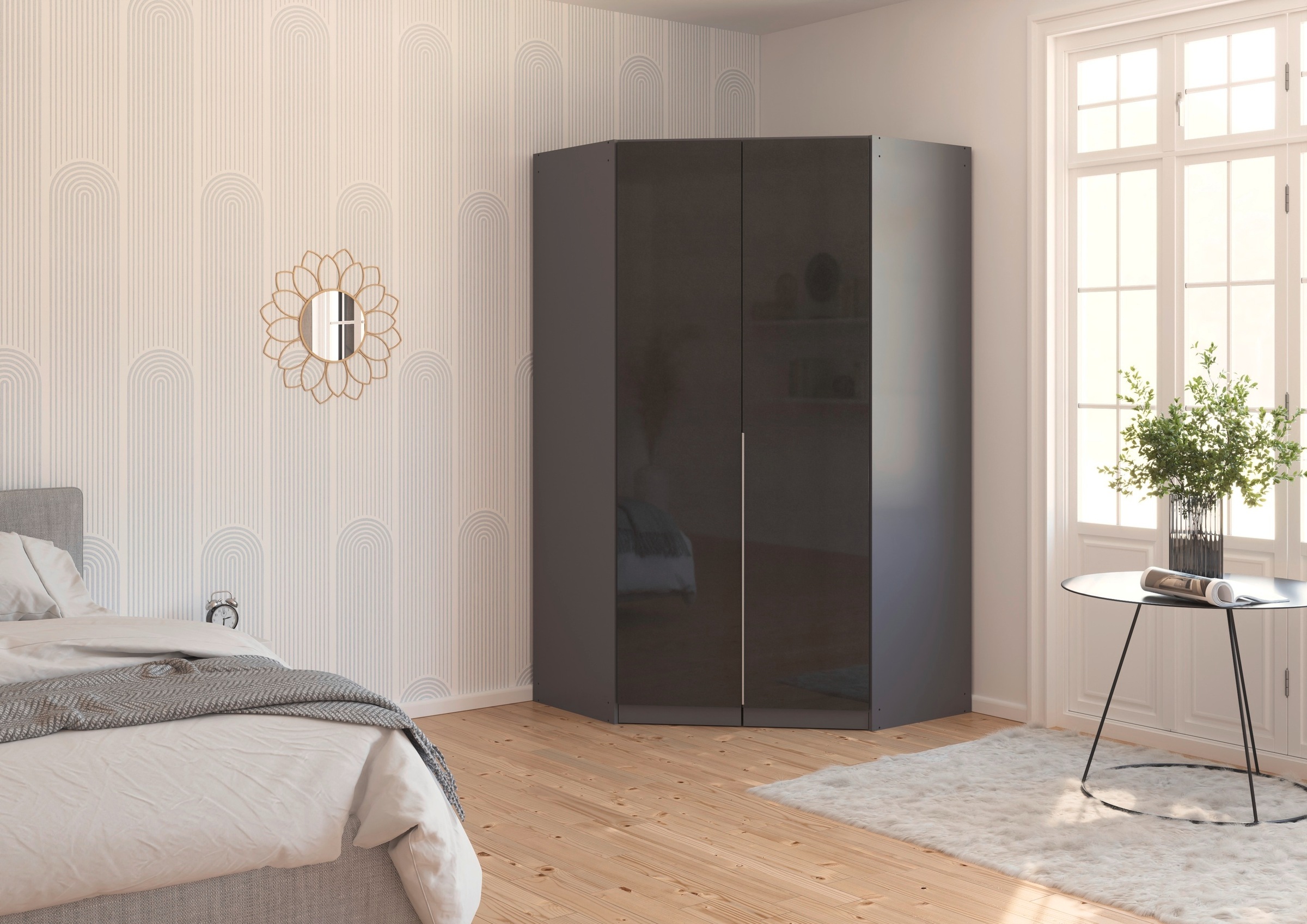 OTTO home Eckkleiderschrank "Kleiderschrank Schrank Ankleidezimmer Schlafzi günstig online kaufen