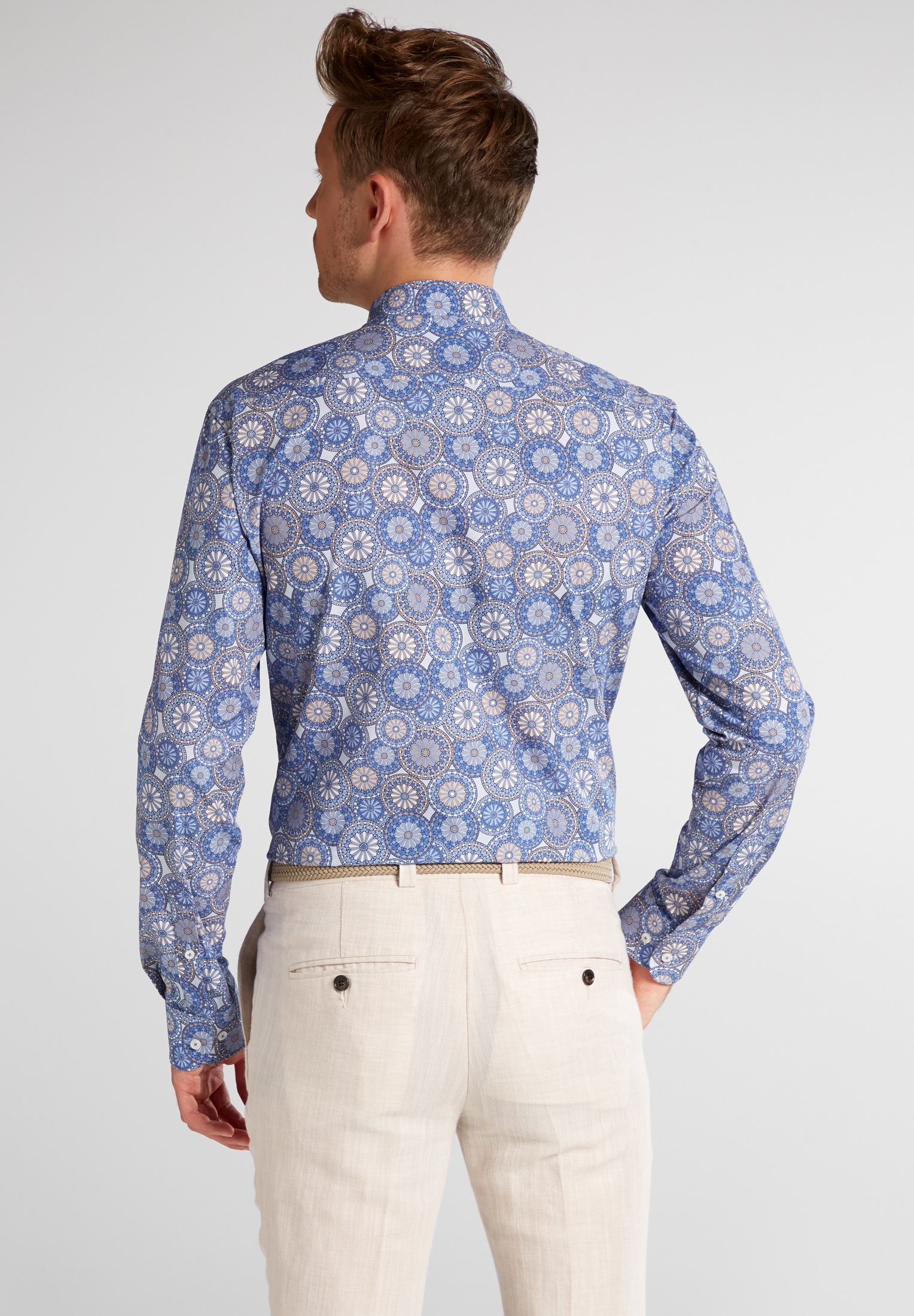 Eterna Langarmhemd »SLIM FIT«, EASY IRON (bügelleicht)