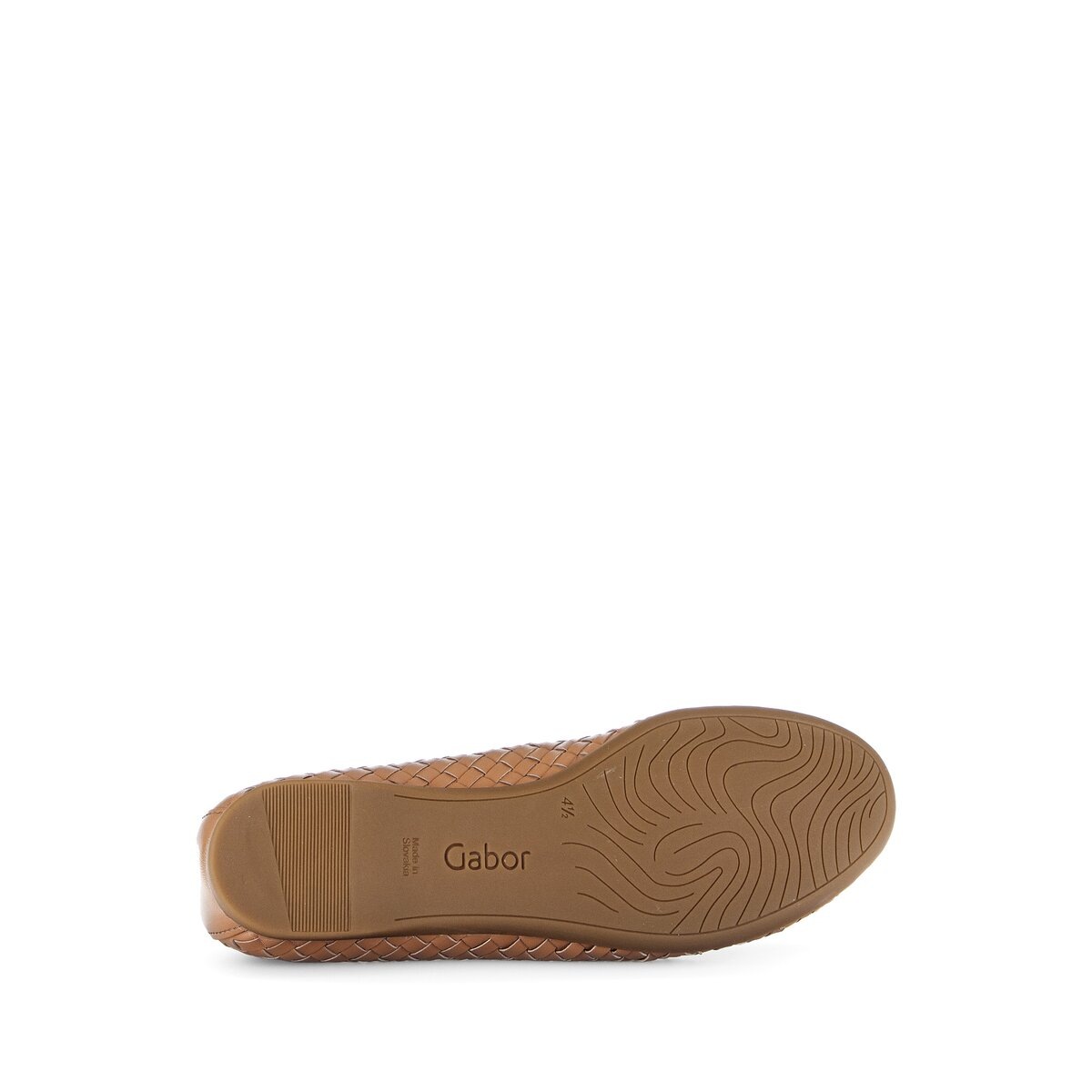 Ballerina GABOR "Eleganter Ballerina", Damen, Gr. 41, braun, Schuhe Ballerina 3