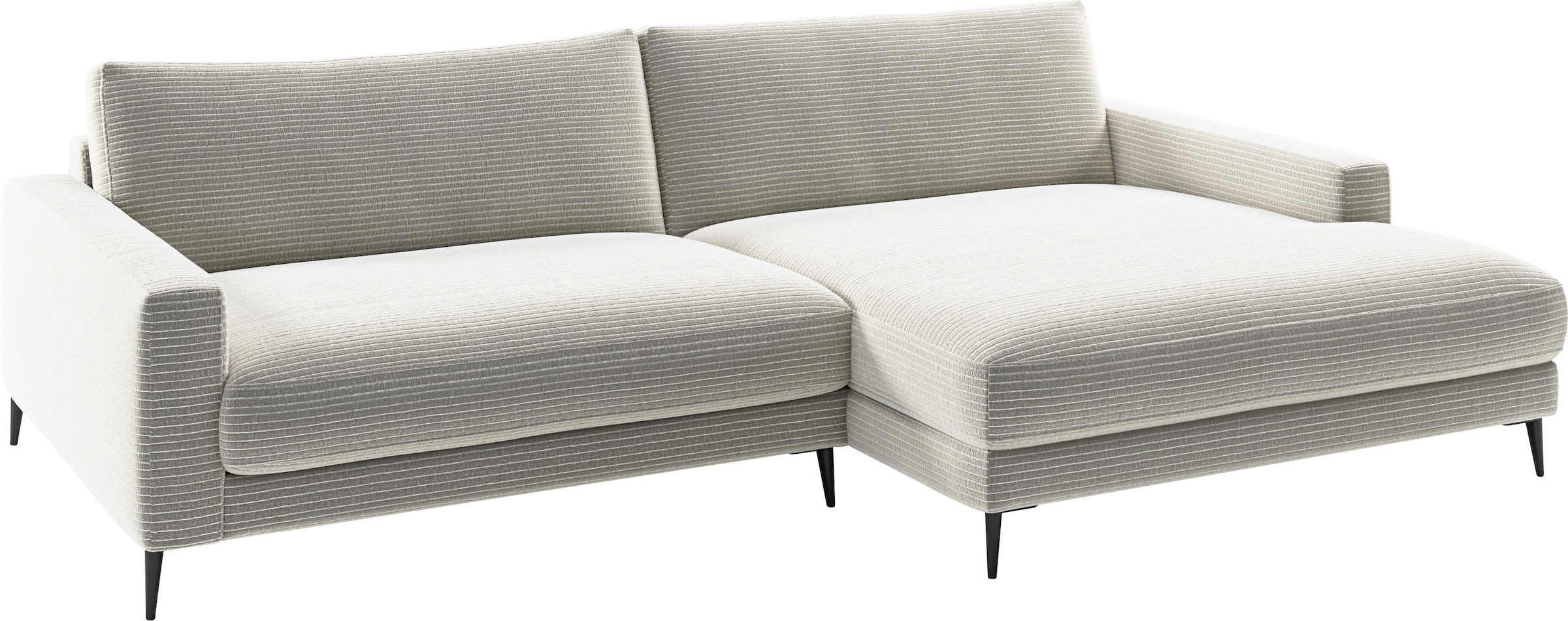 Home affaire Ecksofa "Downtown, B/T/H: 272/190/84 cm L-Form" weicher Sitzko günstig online kaufen