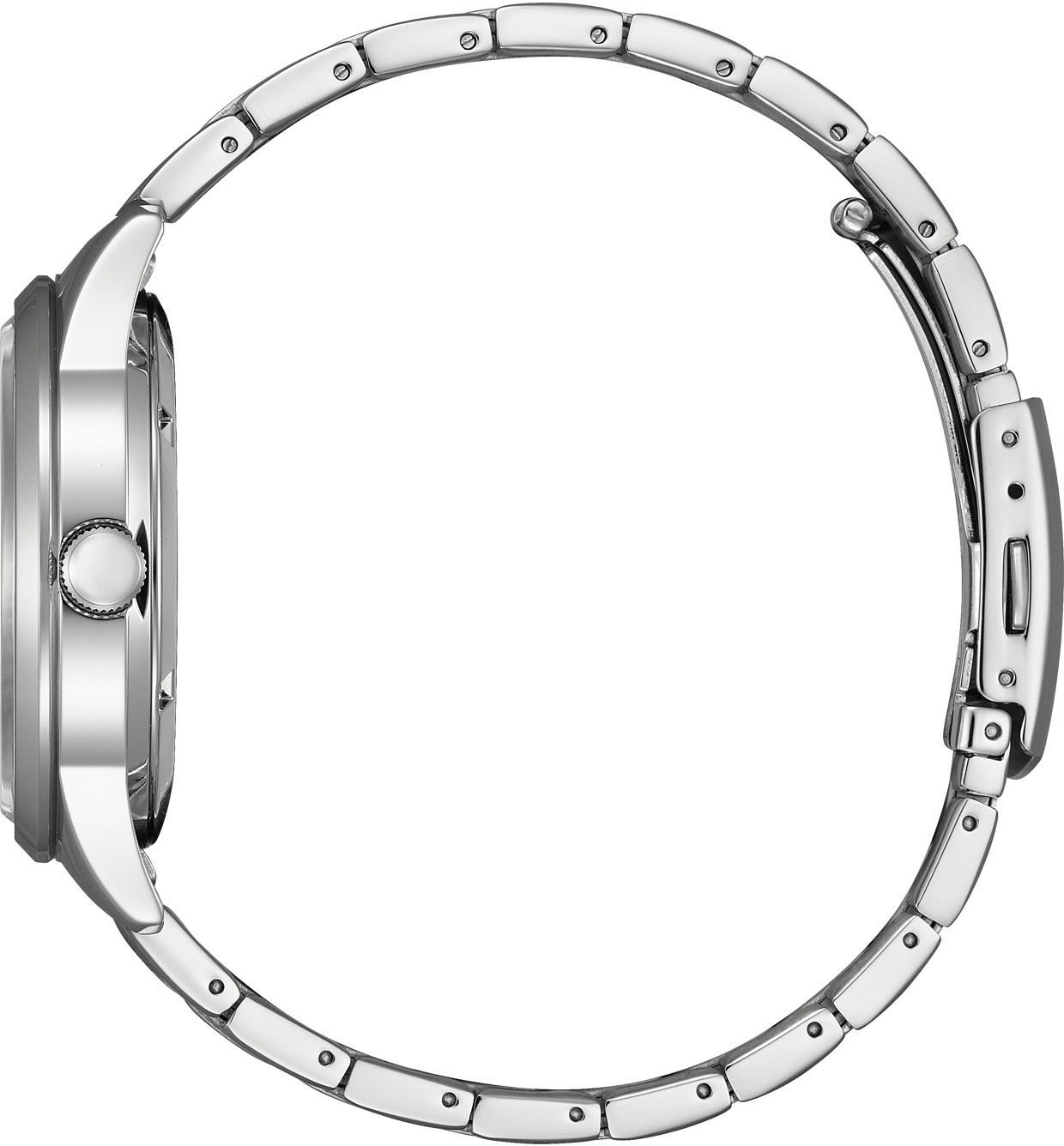 Citizen Automatikuhr, Armbanduhr, Herrenuhr, Mechanische Uhr, Edelstahlarmband, analog, Tag