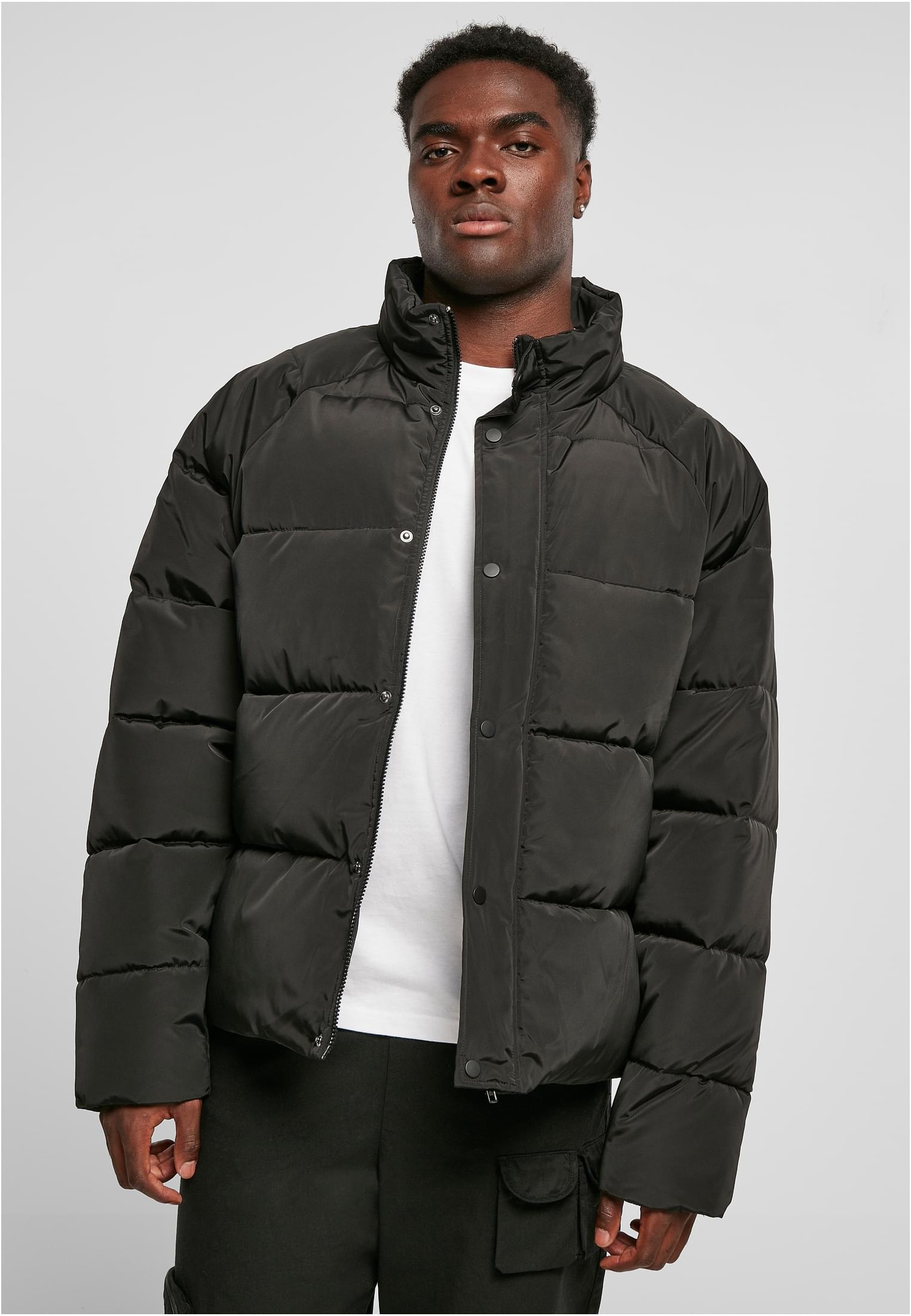 URBAN CLASSICS Jacket«, ▷ kaufen Puffer BAUR ohne Kapuze (1 »Herren St.), Winterjacke | Raglan