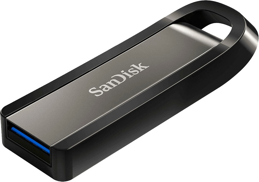 SANDISK USB-Stick "Ultra Extreme Go 3.2 Flash Drive 256GB", 256GB GB, silber, USB-Sticks