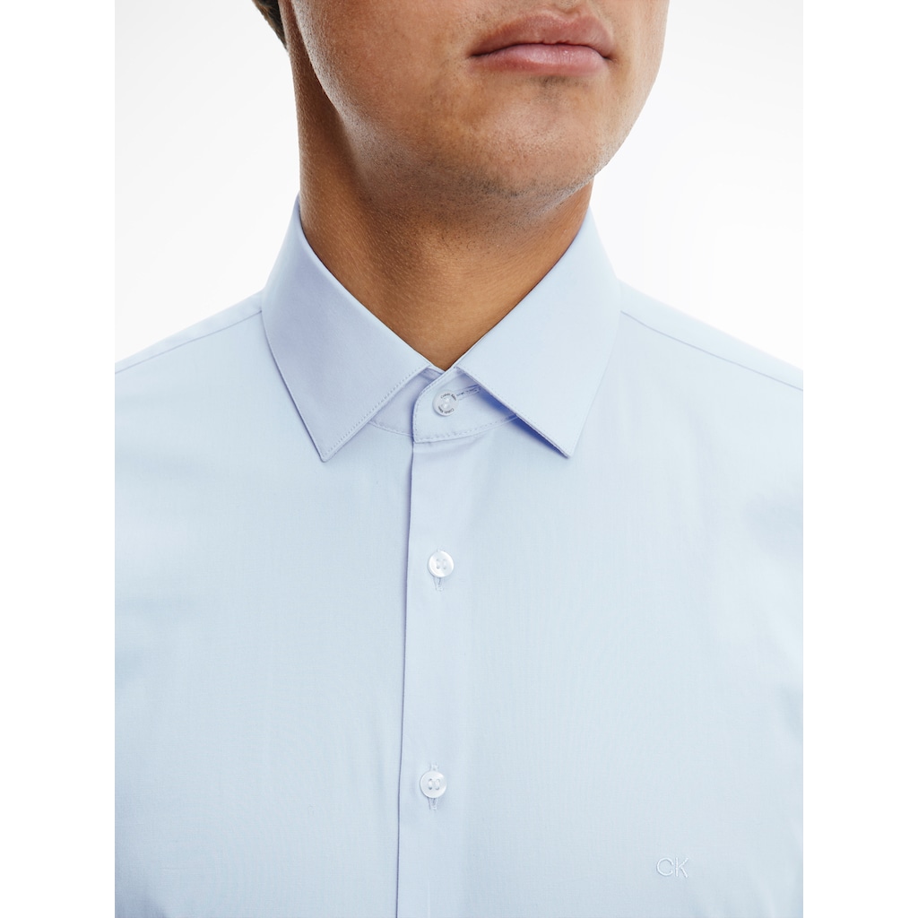 Calvin Klein Businesshemd »POPLIN STRETCH SLIM SHIRT«