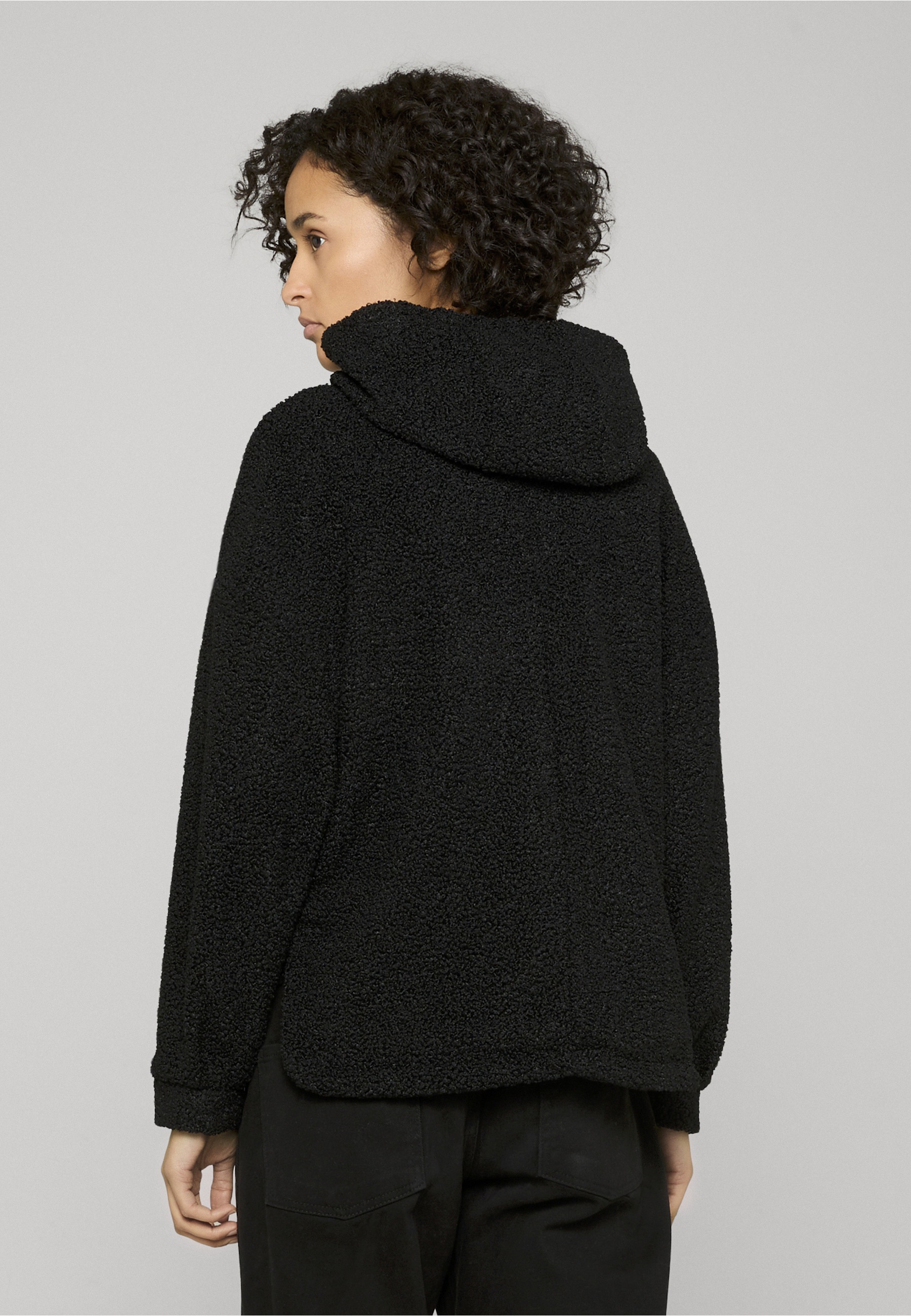 URBAN CLASSICS Langmantel »Urban Classics Damen Ladies Short Sherpa Jacket«