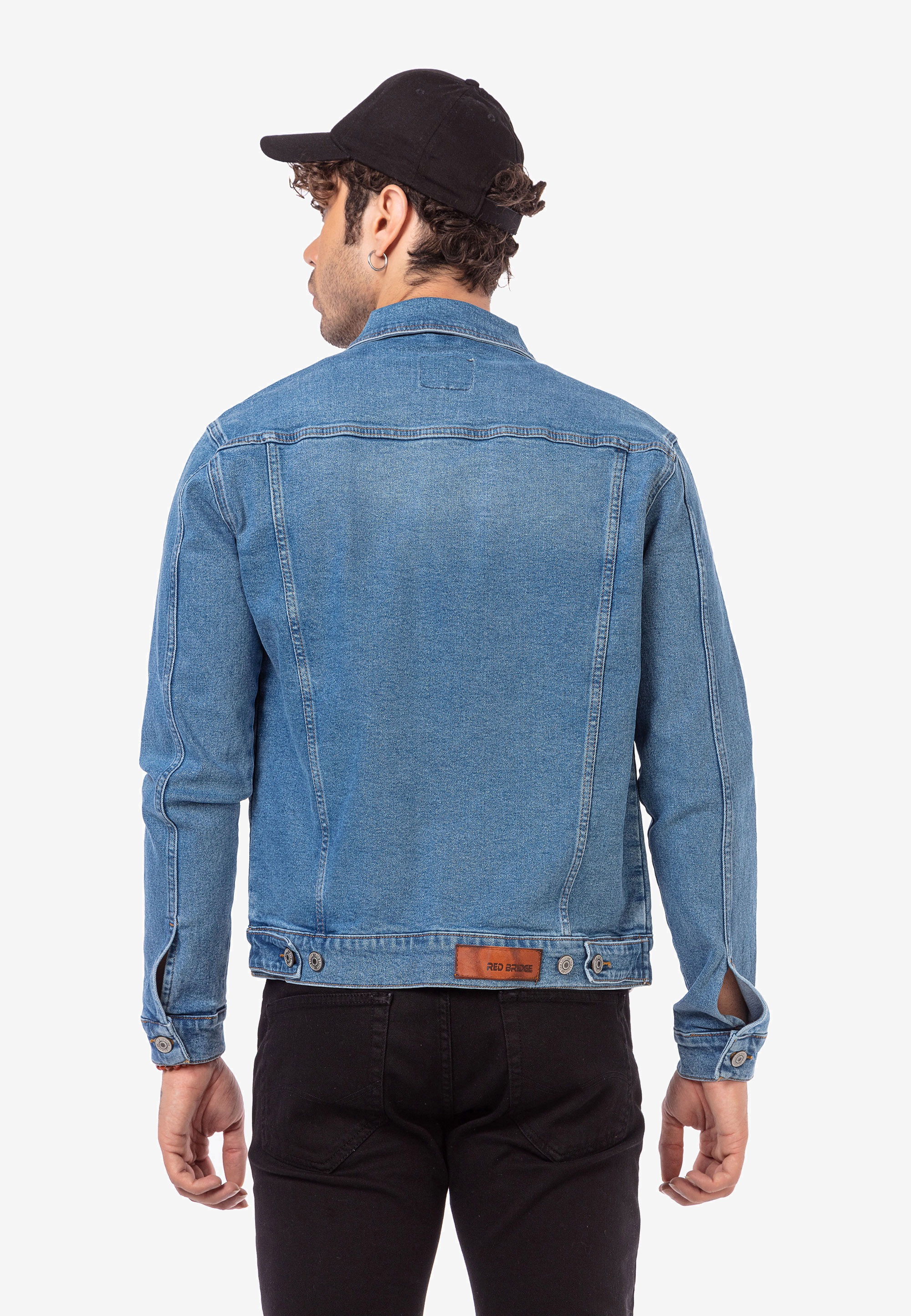 RedBridge Jeansjacke »Walton«, im klassischen Look mit Ziernähten