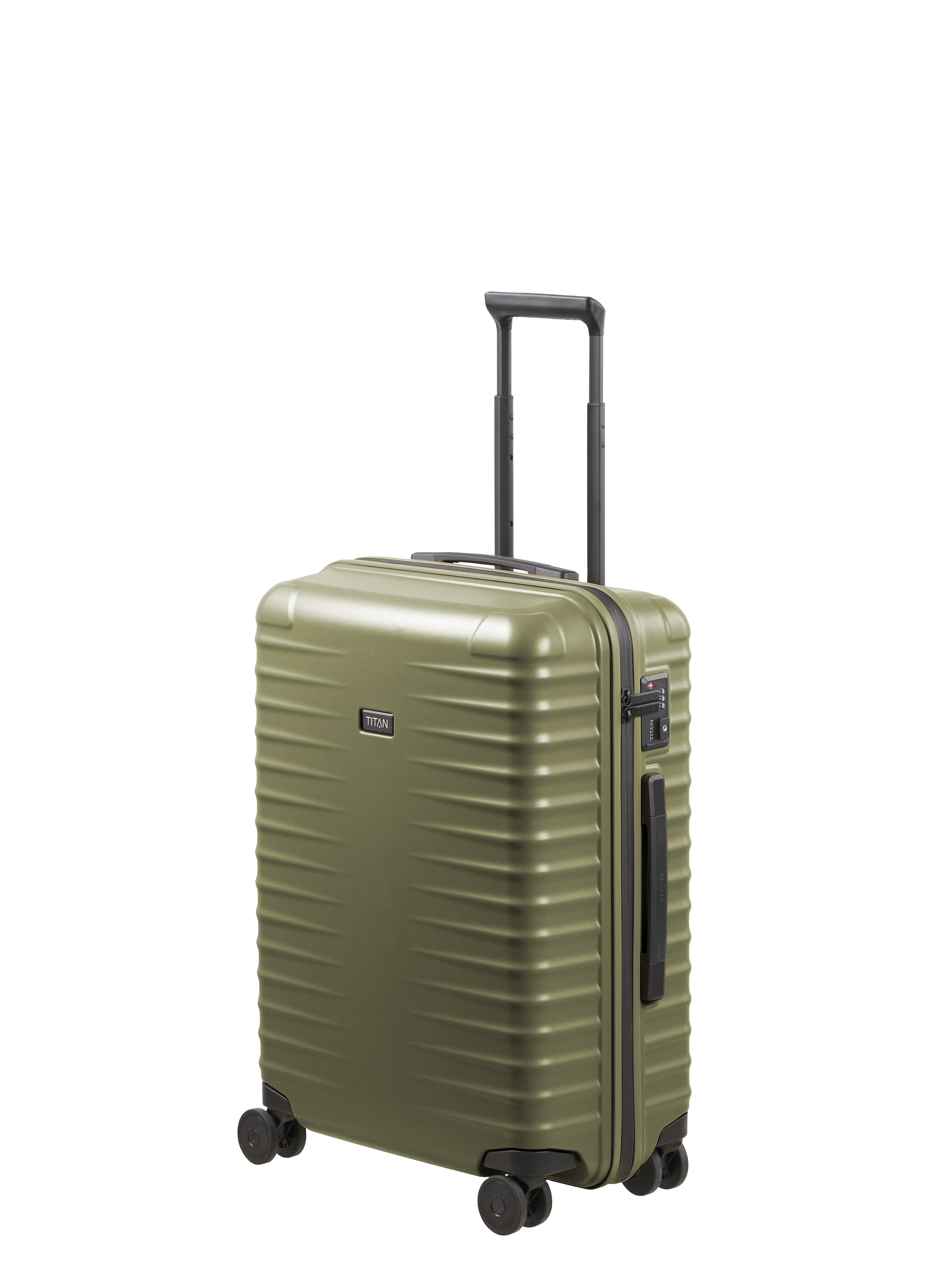 TITAN - Made in Germany Trolley »UPGRADE Koffer Hartschale« 68 l 4 Rollen mit kratzresistenter Oberfläche und cleverer Innenaufteilung Größe M