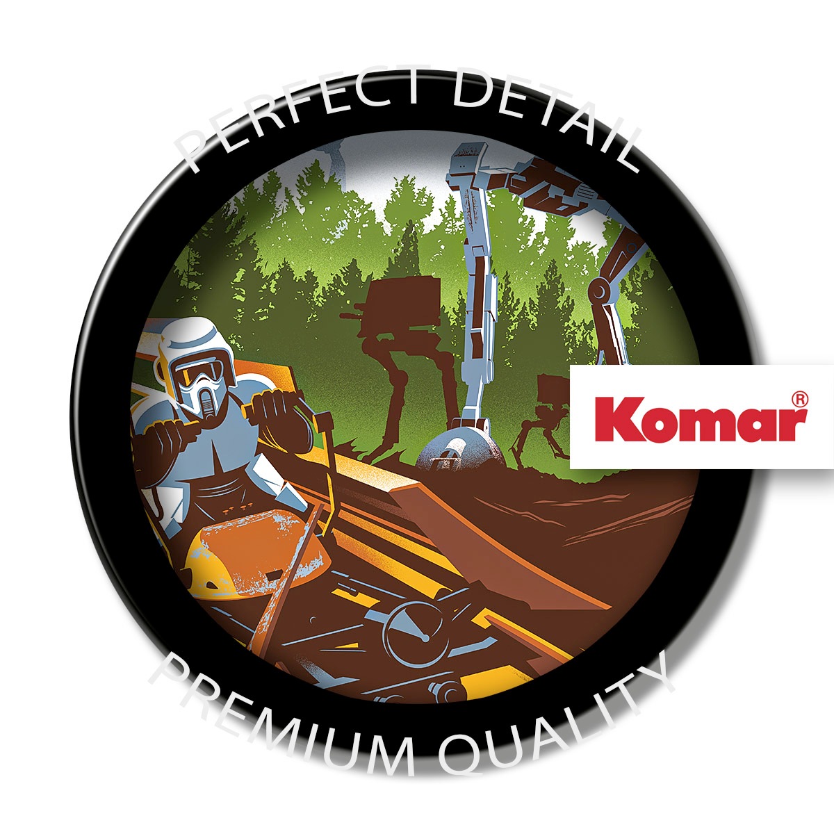 Thumbnail - Komar Wandbild "Star Wars Defend the Empire" Disney Set, 1 Stk. tlg. 30 x 40 cm (Breite x Höhe) - Kinderzimmer, Dekorati...