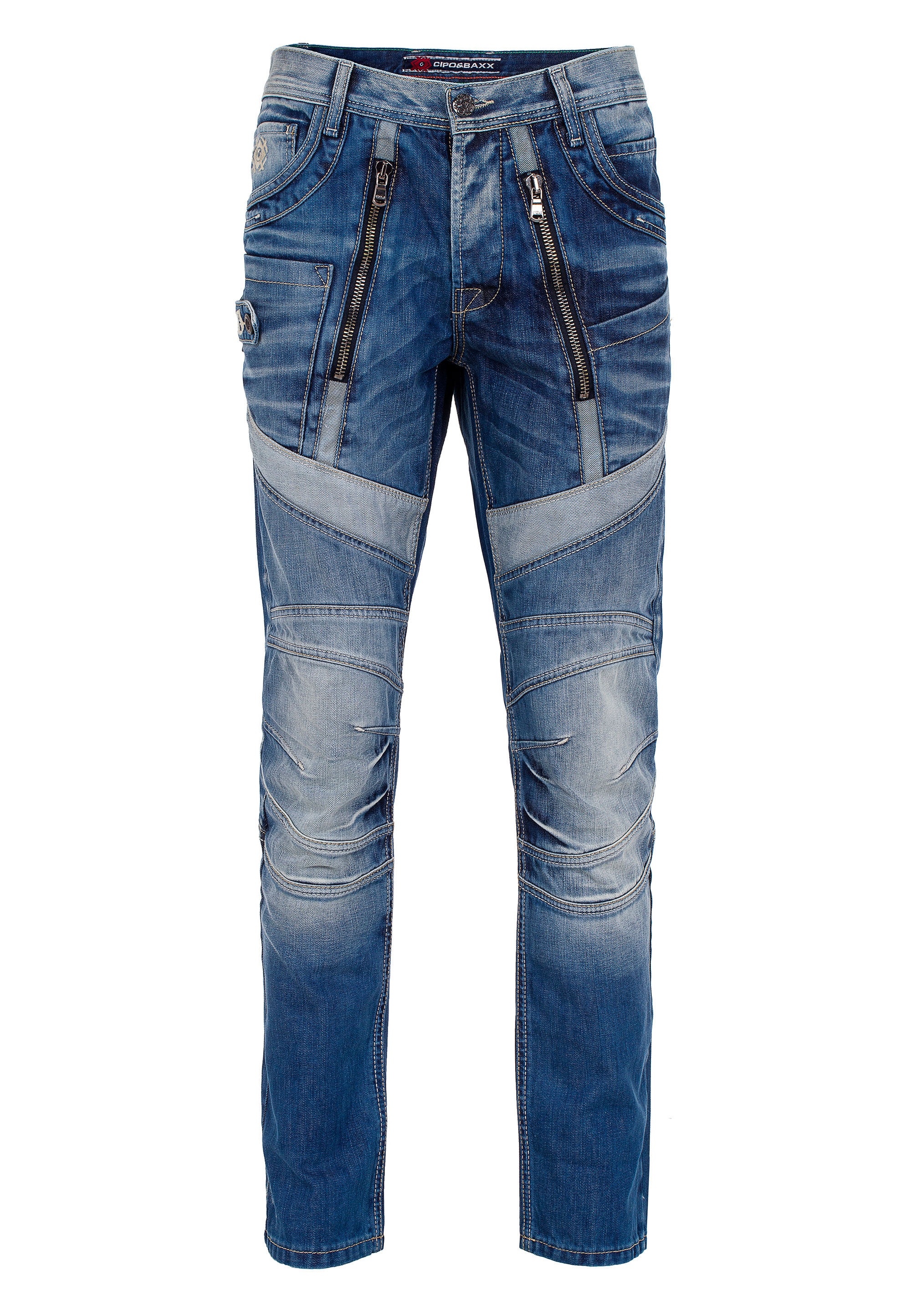 Cipo & Baxx Straight-Jeans »JEANS«, in Straight-Fit