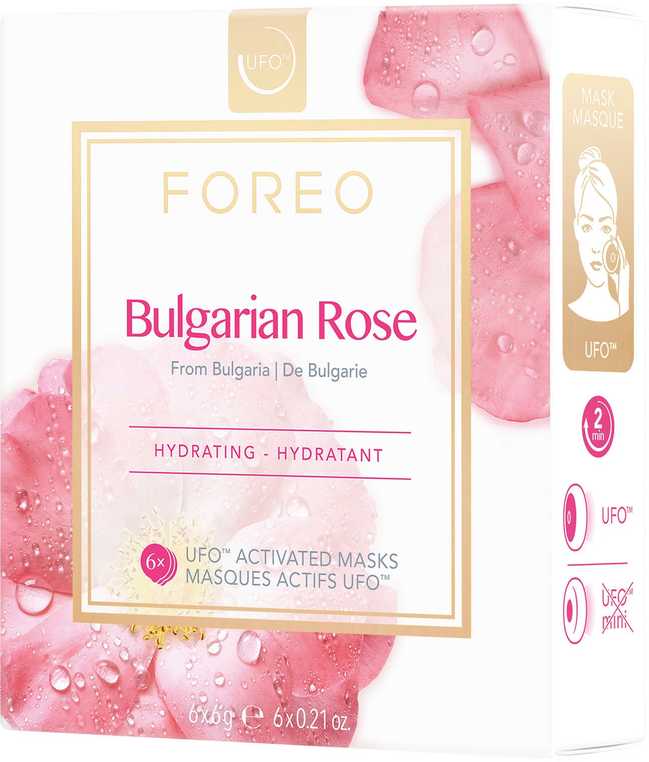 FOREO Tuchmaske »Bulgarian Rose«, (Packung), 6 x 6 g, kompatibel mit UFO &  UFO mini bestellen | BAUR
