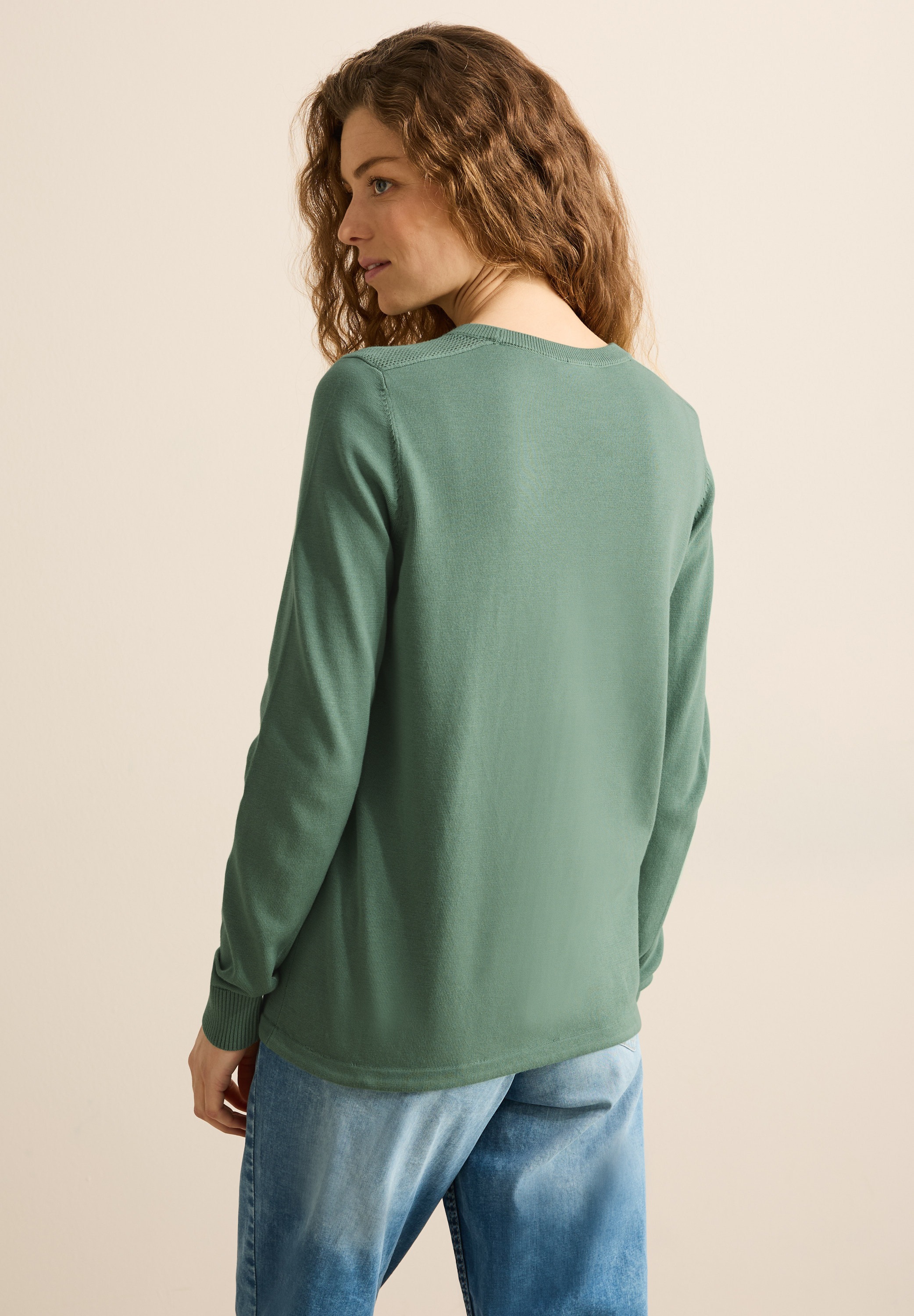 Cecil Strickpullover, aus reiner Baumwolle
