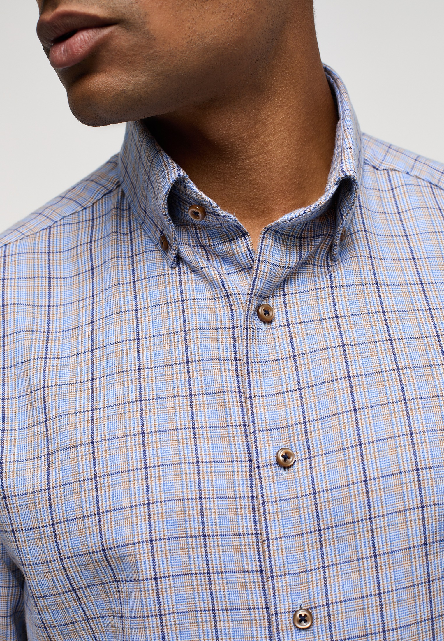 Thumbnail - Eterna Langarmhemd "MODERN FIT" EASY IRON (bügelleicht)