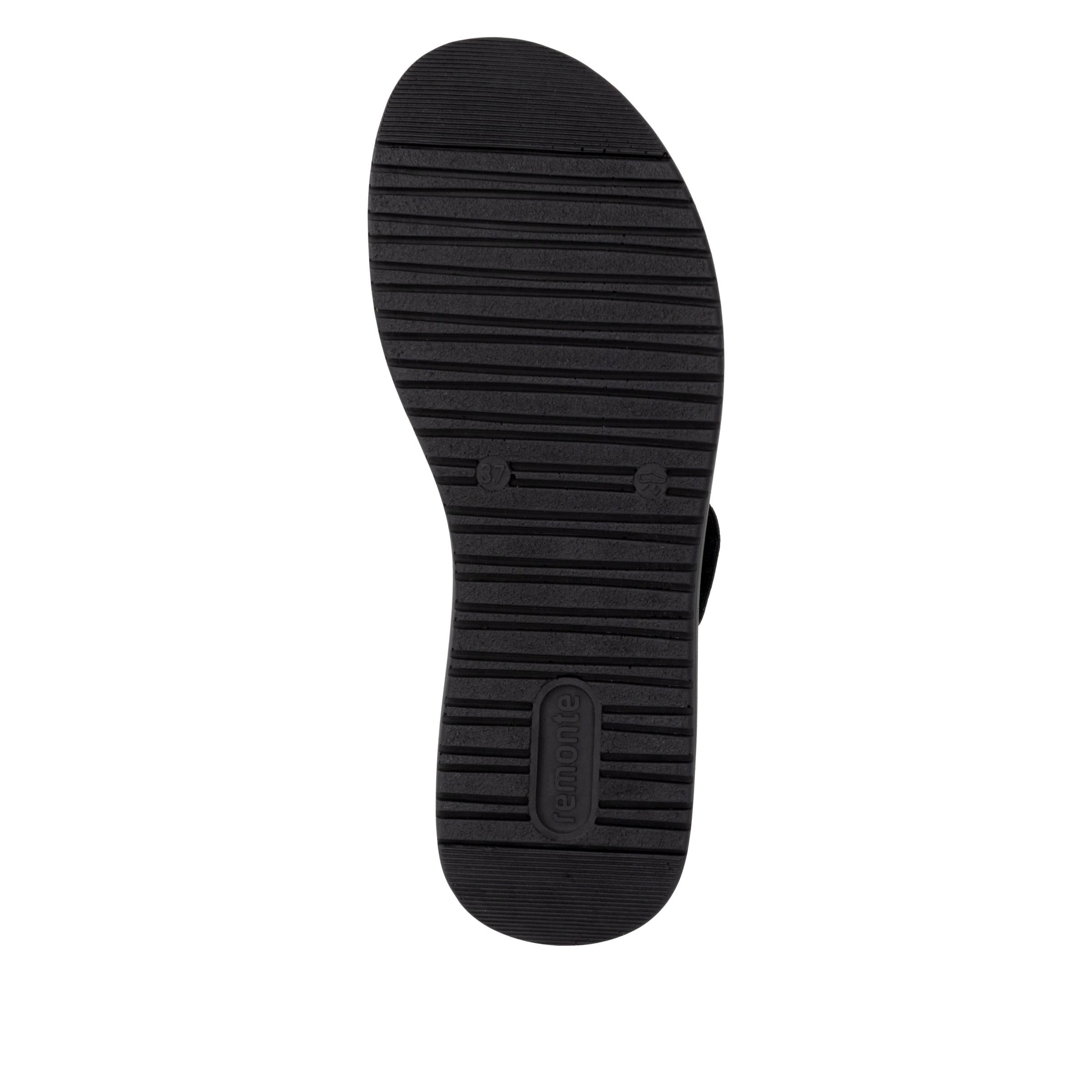 Remonte Plateausandale  Sommerschuh, Sandalette mit Softfußbett und zwei Klettverschlüssen