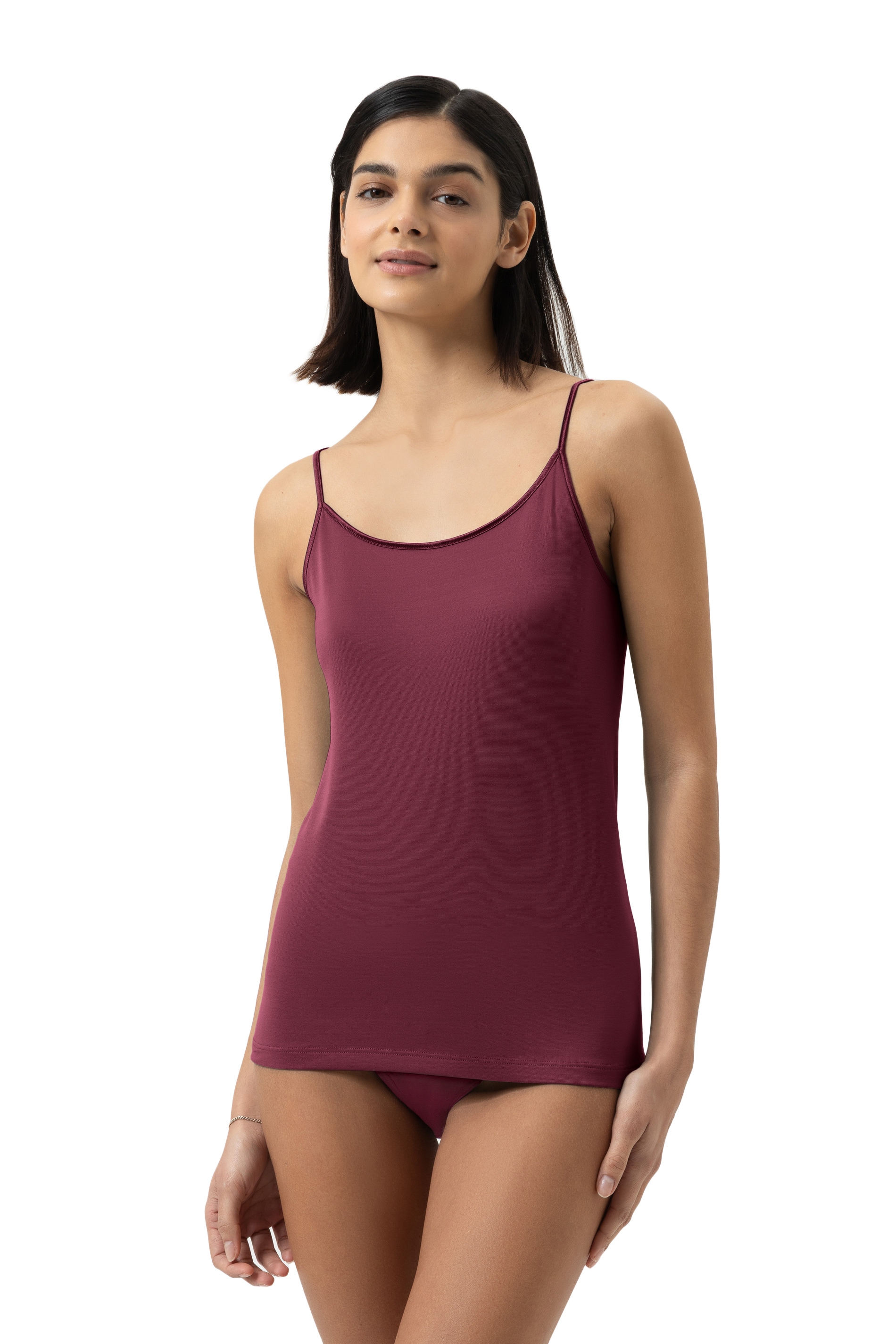 Mey Trägertop »SERIE EMOTION« ohne auftragende Seitennähte, Feinripp, tiefer Rundhalsausschnitt