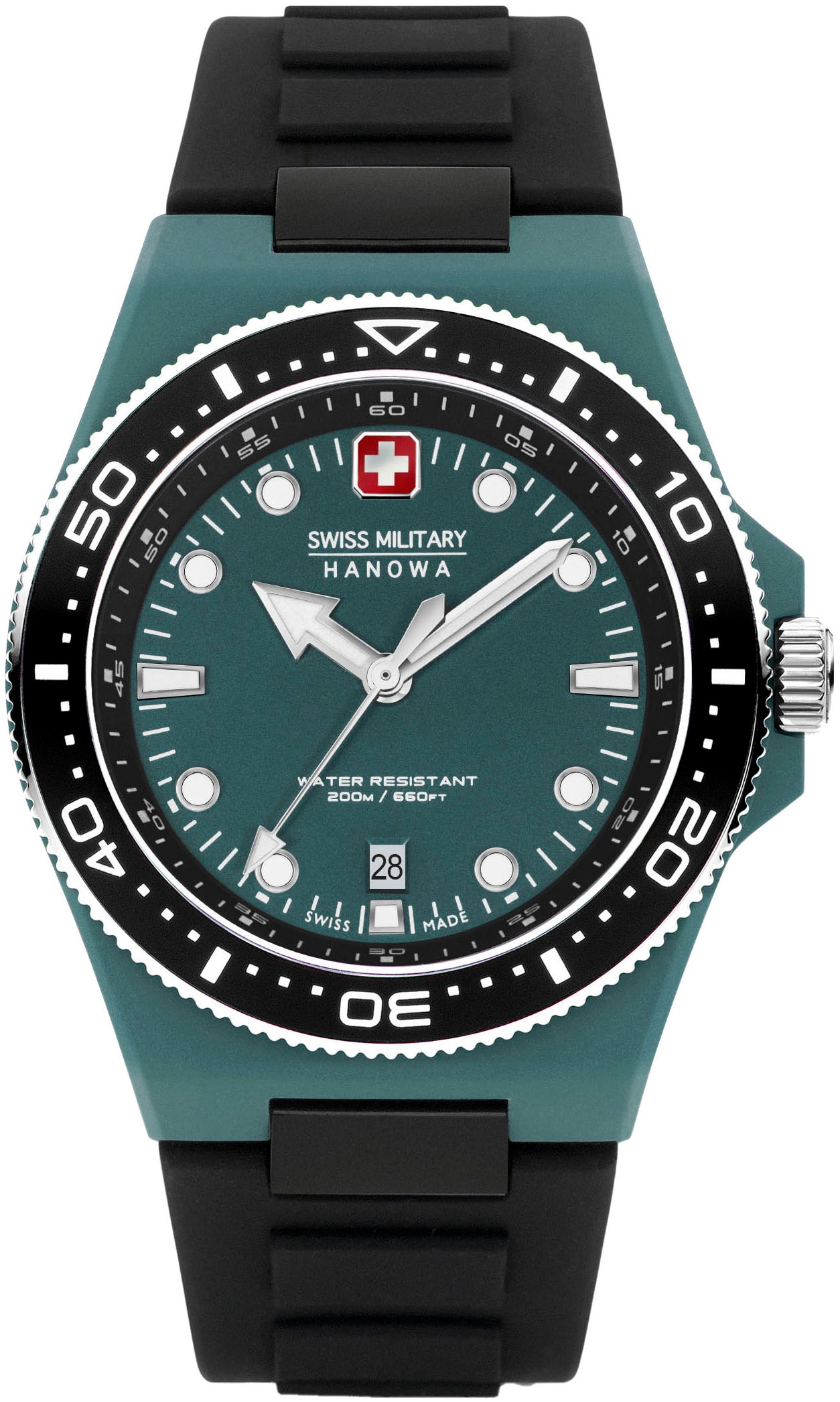 Quarzuhr »OCEAN PIONEER«, Armbanduhr, Herrenuhr, Schweizer Uhr, Swiss Made, Datum,...