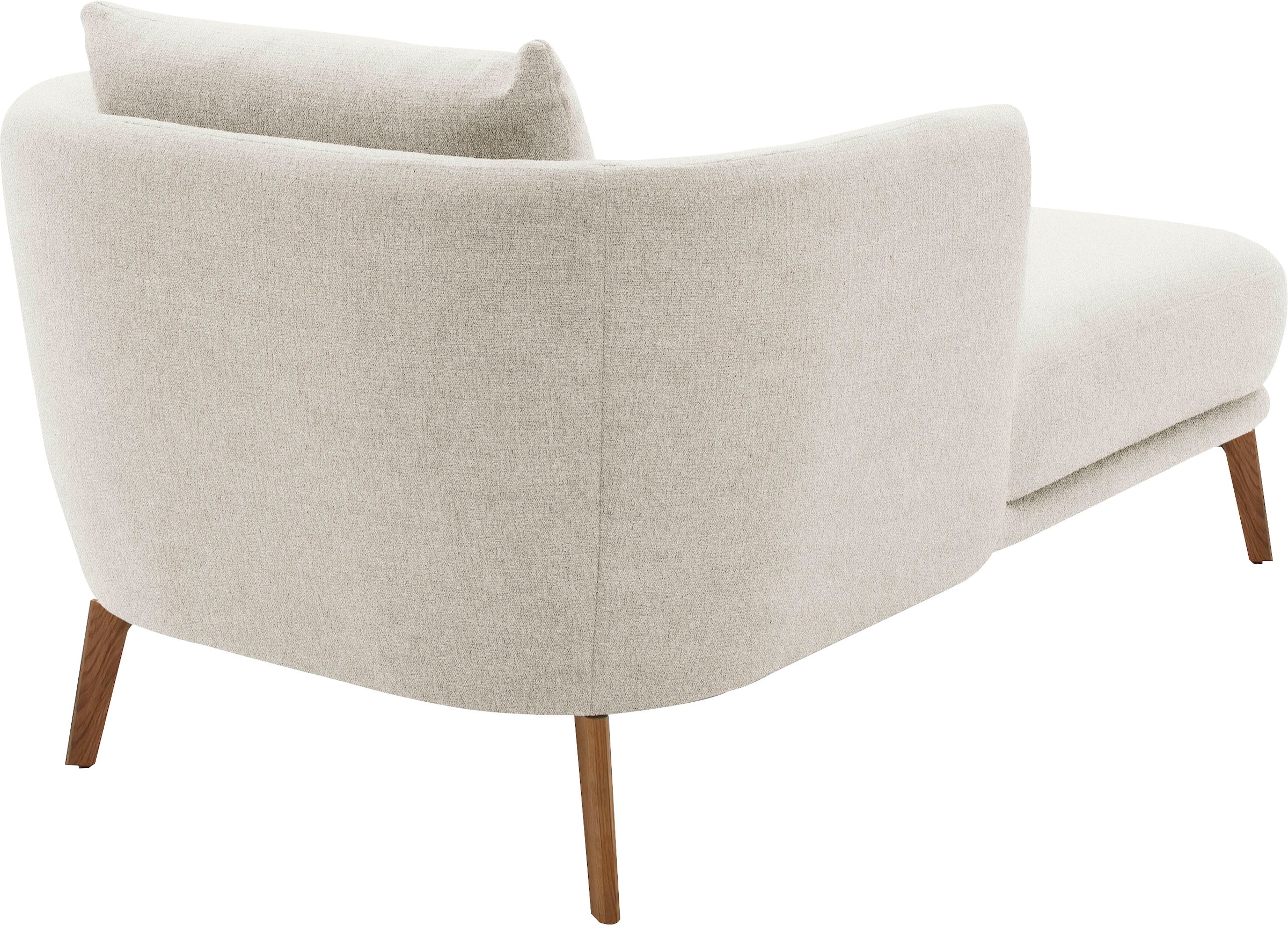 SCHÖNER WOHNEN-Kollektion Chaiselongue »Pearl - 5 Jahre Hersteller-Garantie, auch in Bouclé. Füße Massivholz«, Loveseat und Loungesessel, Maße (B/H/T): 101/71/161 cm