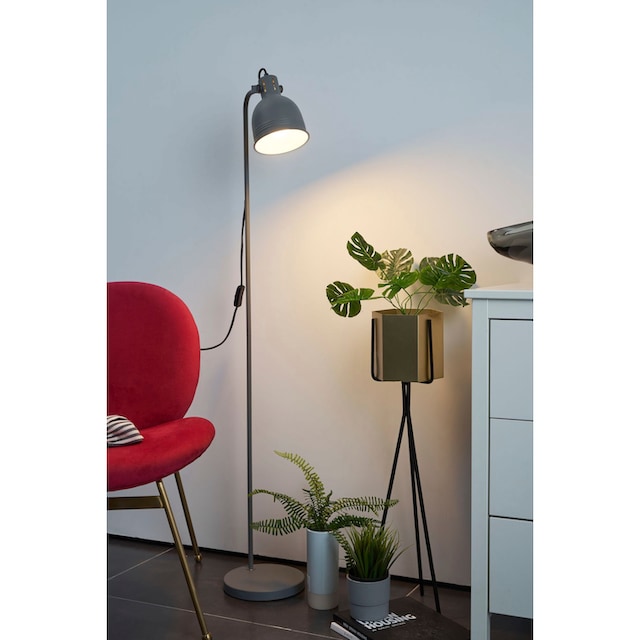 Black Friday Pauleen Stehlampe »Grand Leisure«, 1 flammig-flammig, Grau,  Metall | BAUR