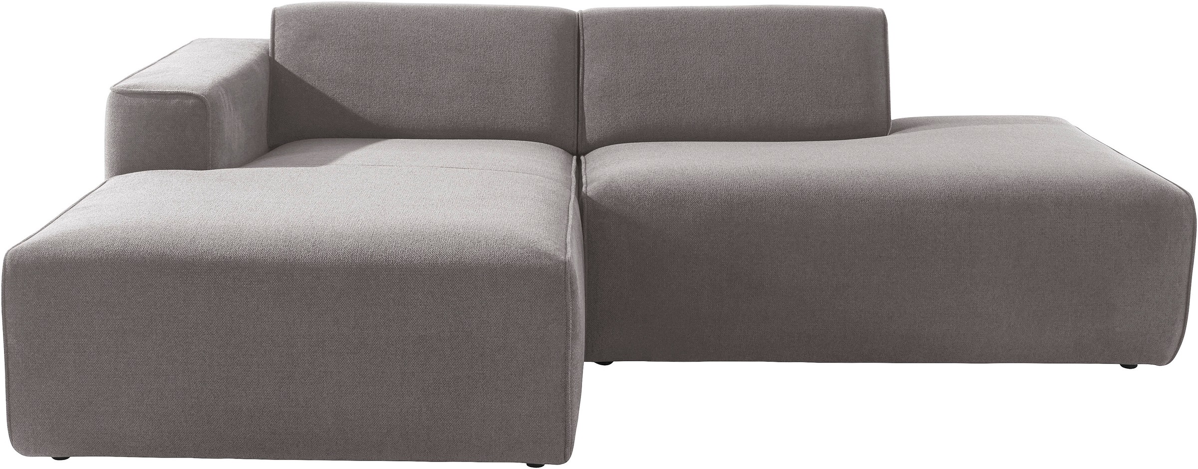 Home affaire Ecksofa "Noord mit Kedernaht, Breite 227 cm, L-Form" Cord, Str günstig online kaufen