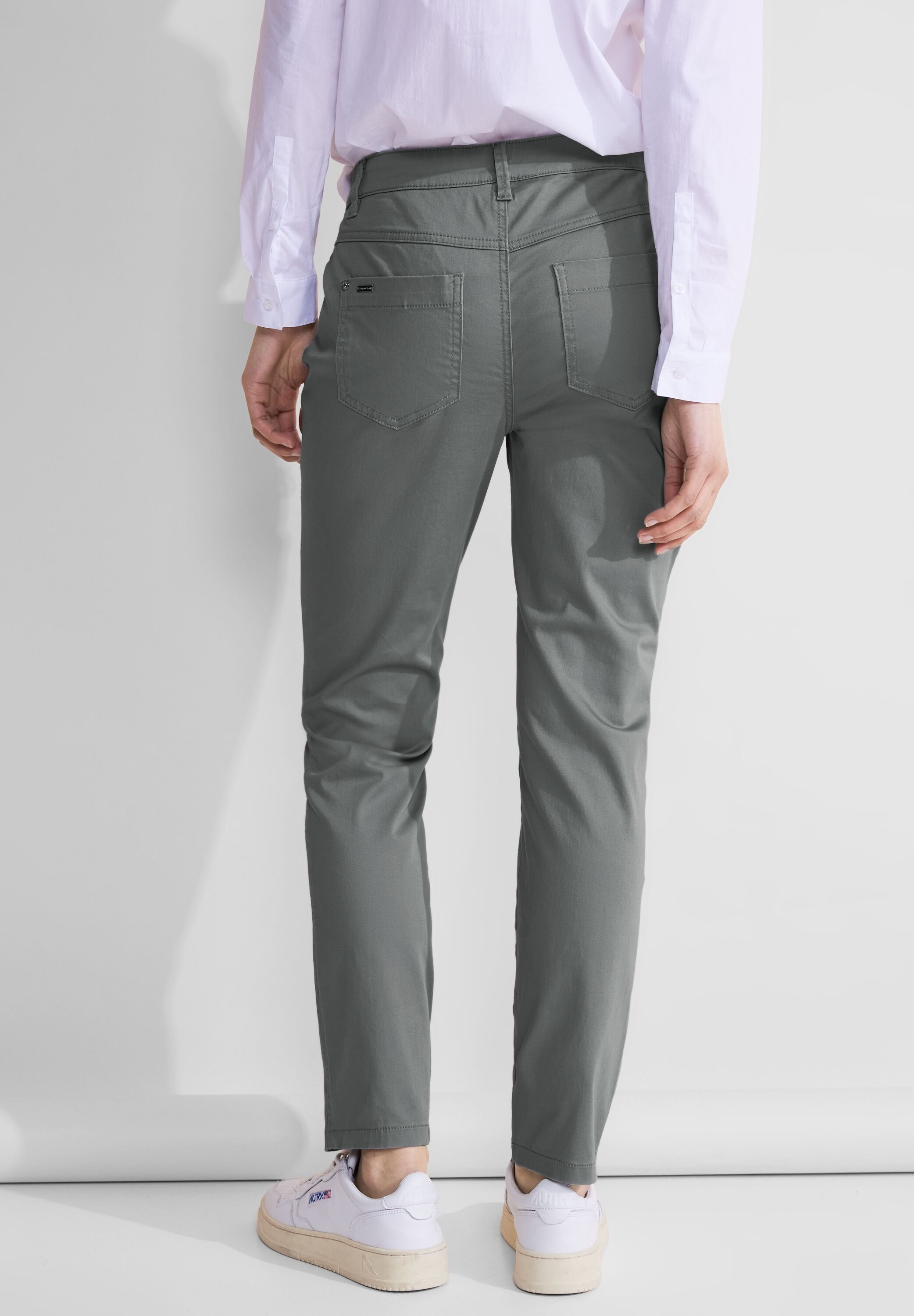 STREET ONE Röhrenhose, Middle Waist