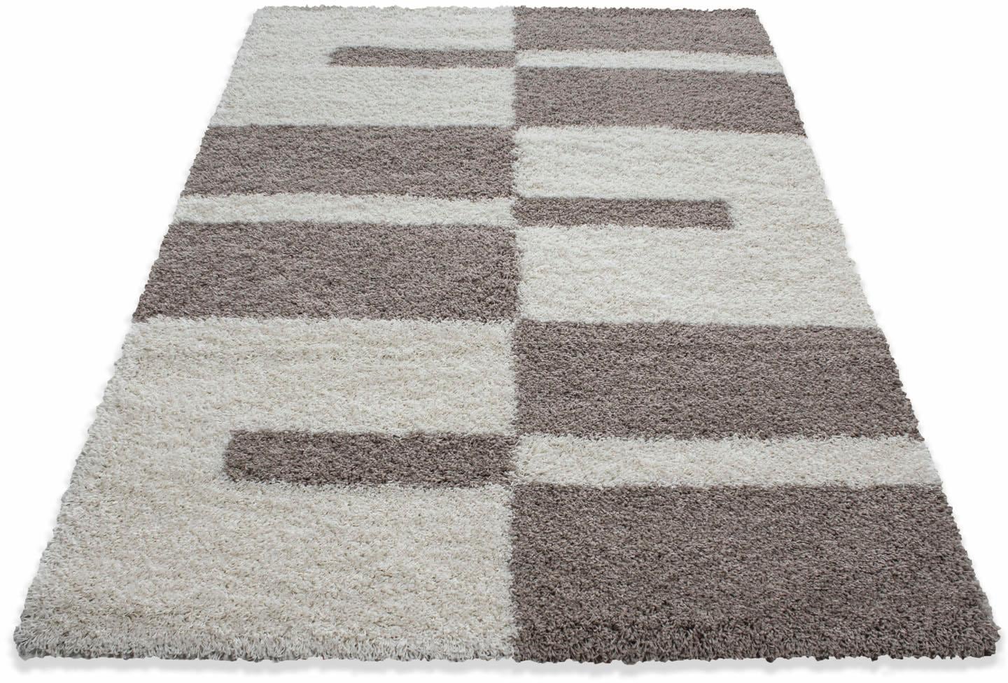 Ayyildiz Teppiche Hochflor-Teppich »Gala Shaggy 2505«, rechteckig, 30 mm Höhe, Langflor, Läufer, alle Räume, Wohnzimmer