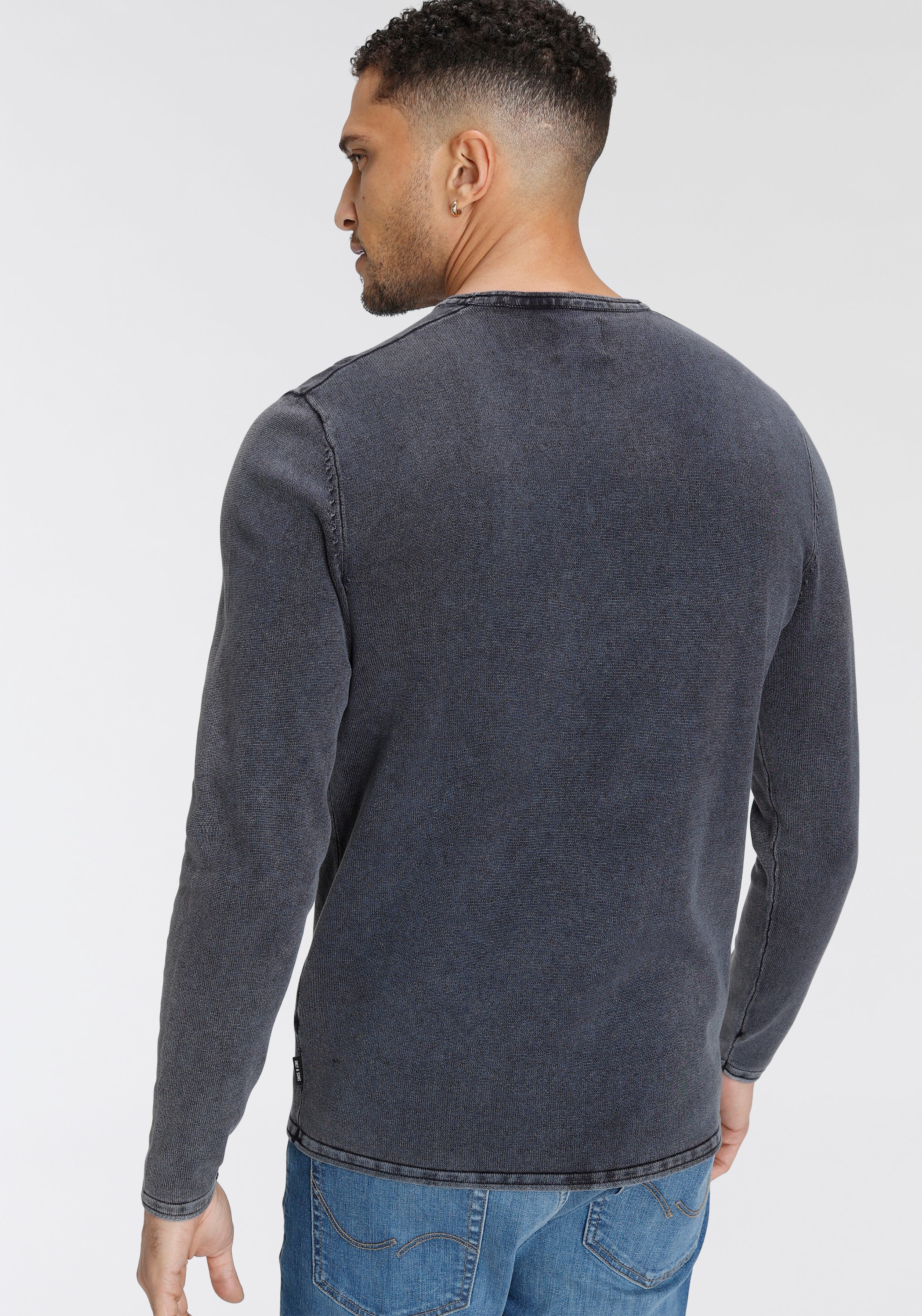 ONLY & SONS Rundhalspullover "OS WASH CREW KNIT CS" günstig online kaufen