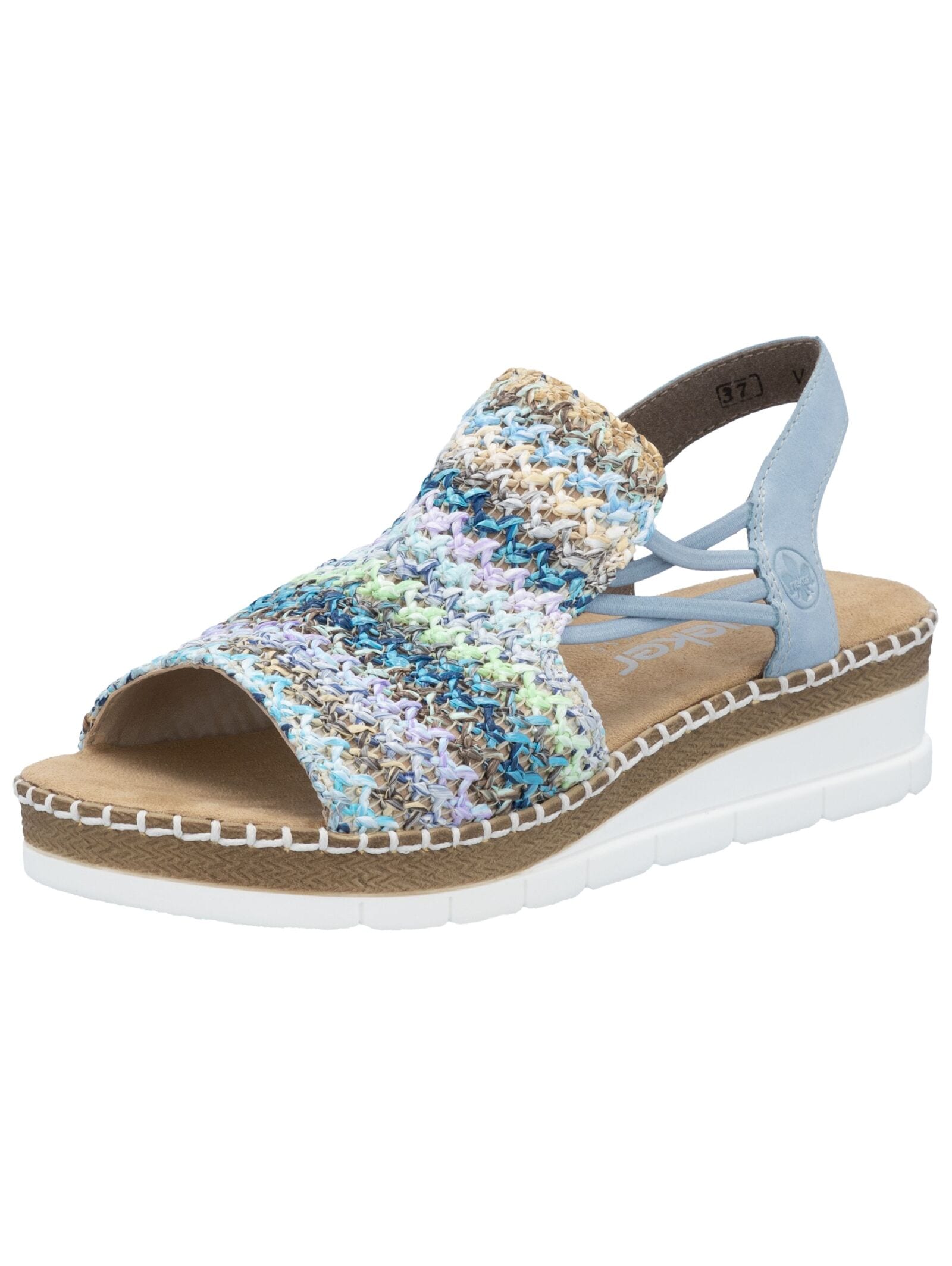 Rieker Keilsandalette "Rieker Sandalen Textil" günstig online kaufen