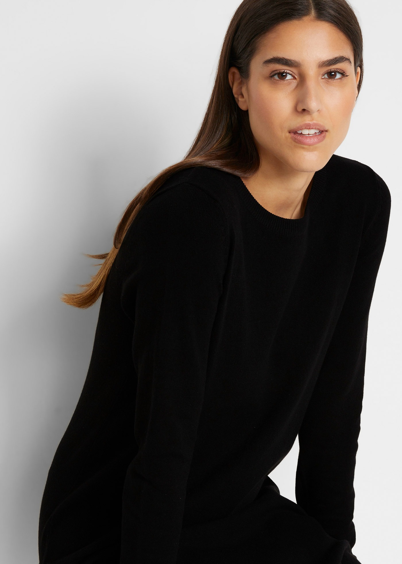 Thumbnail - bonprix Strickkleid Strickkleid mit recycelter Baumwolle