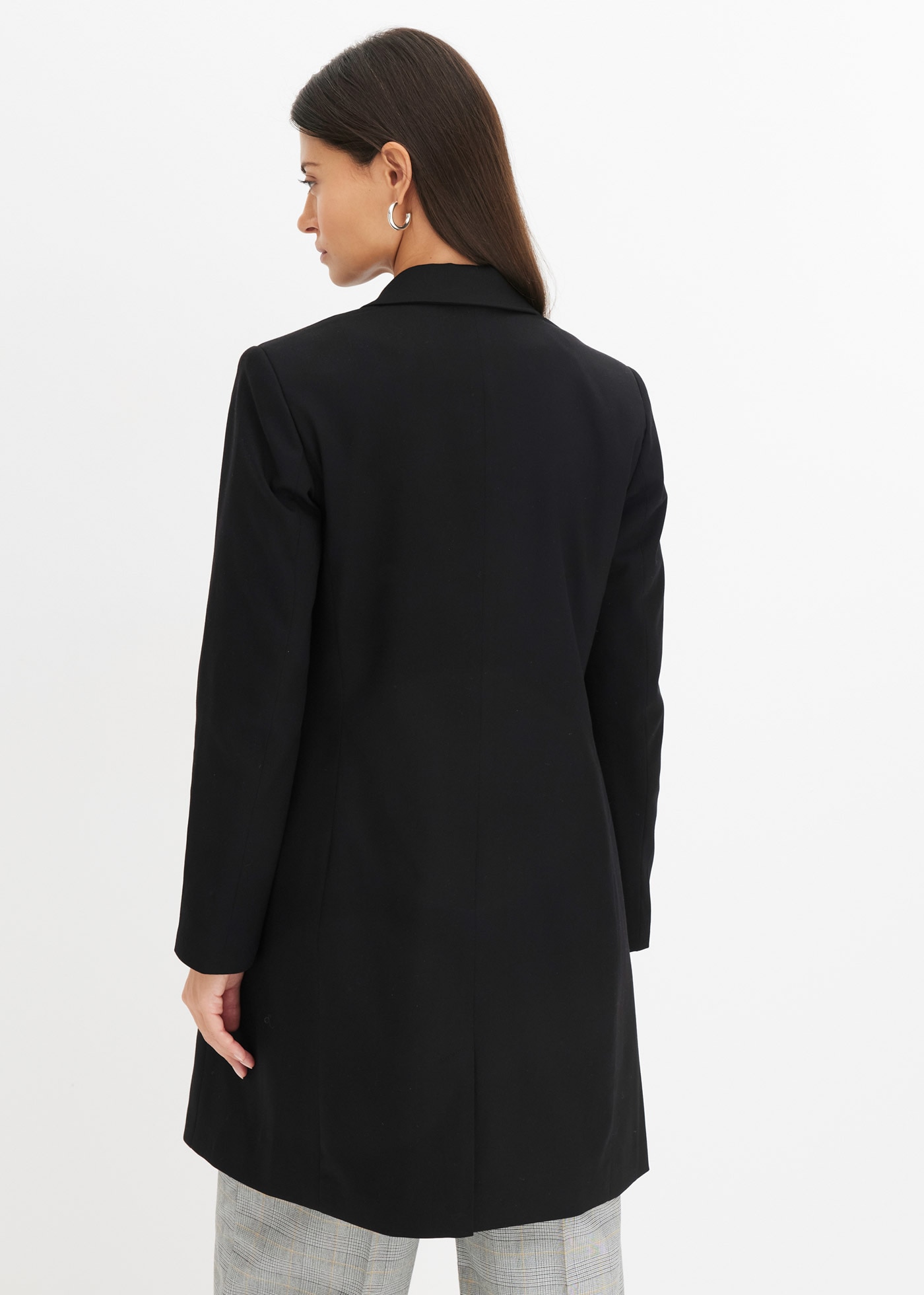 bonprix Wintermantel aus Polyester mit Viskose und Elasthan, mit Polyesterfutter