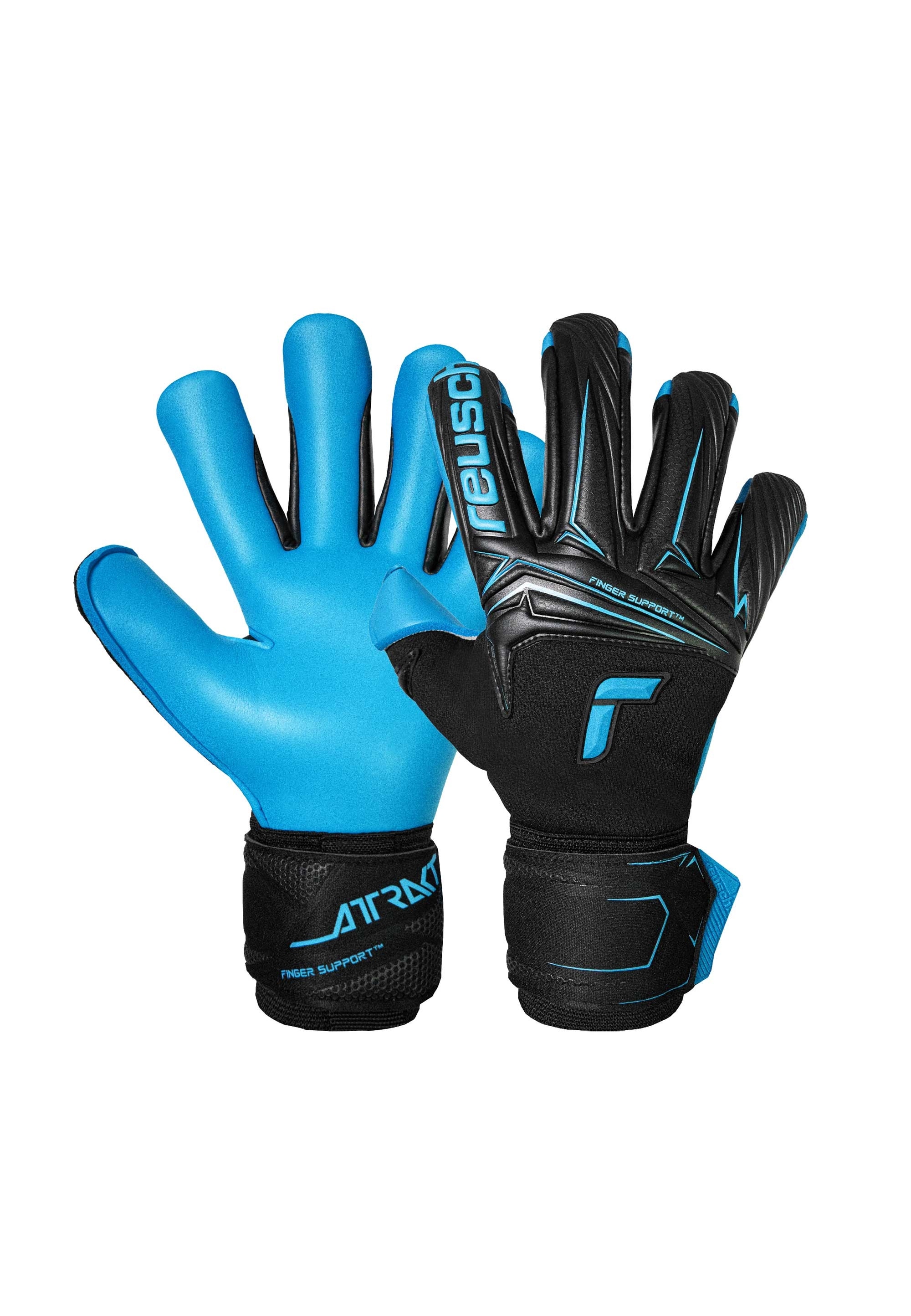 Reusch Torwarthandschuhe "Attrakt Aqua Finger Support" mit integriertem Fingersupport-System