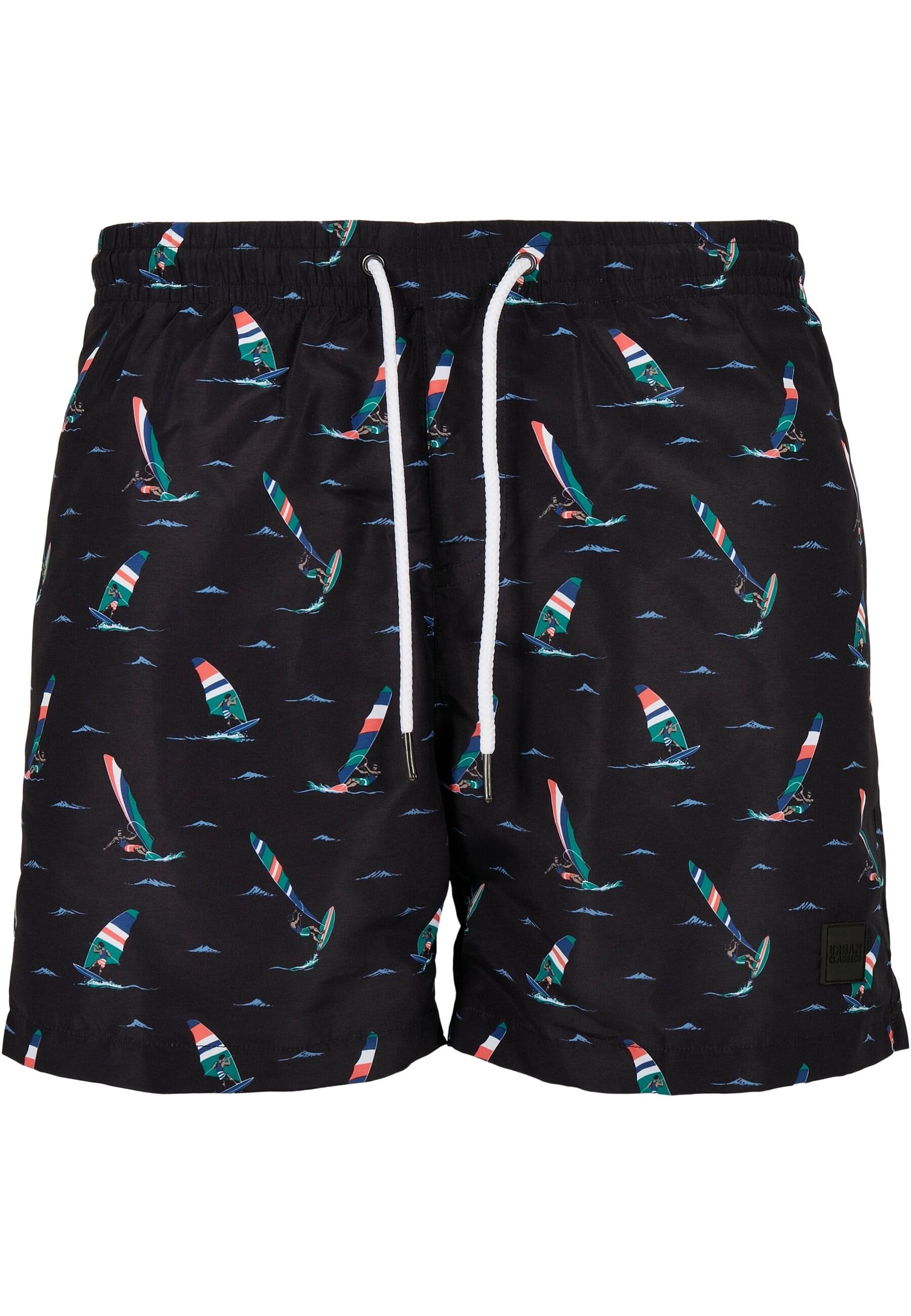 URBAN CLASSICS Badeshorts "Urban Classics Herren Pattern Swim Shorts"