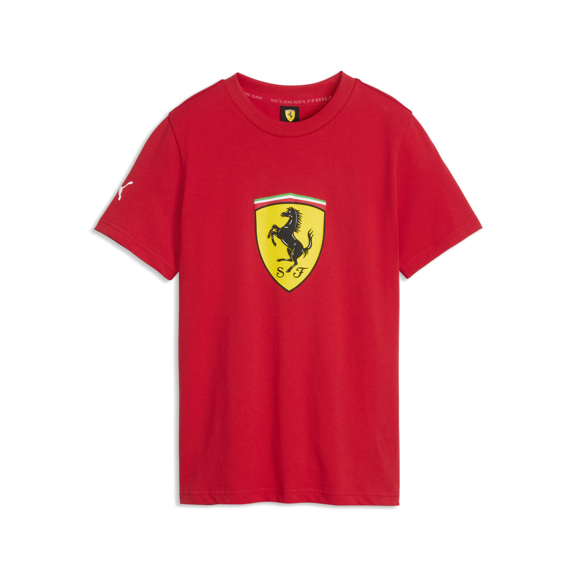 PUMA T-Shirt "Scuderia Ferrari Coloured Shield T-Shirt Jugendliche"