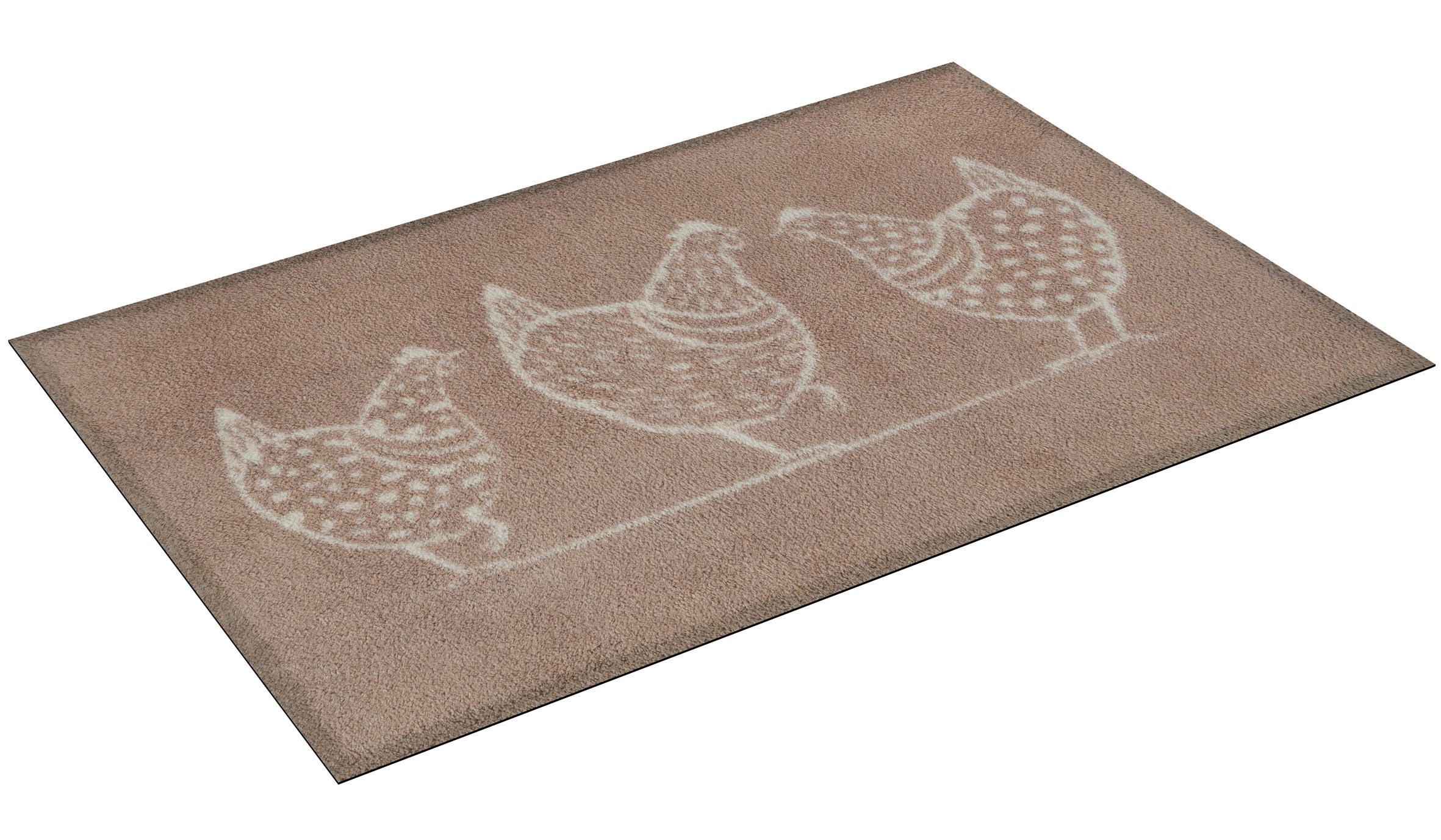 Fußmatte TURTLE MAT Hens Braun 60x85cm 2