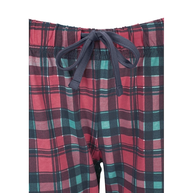 H.I.S Capri-Pyjama mit elastischem Tunnelzugbund online kaufen | BAUR