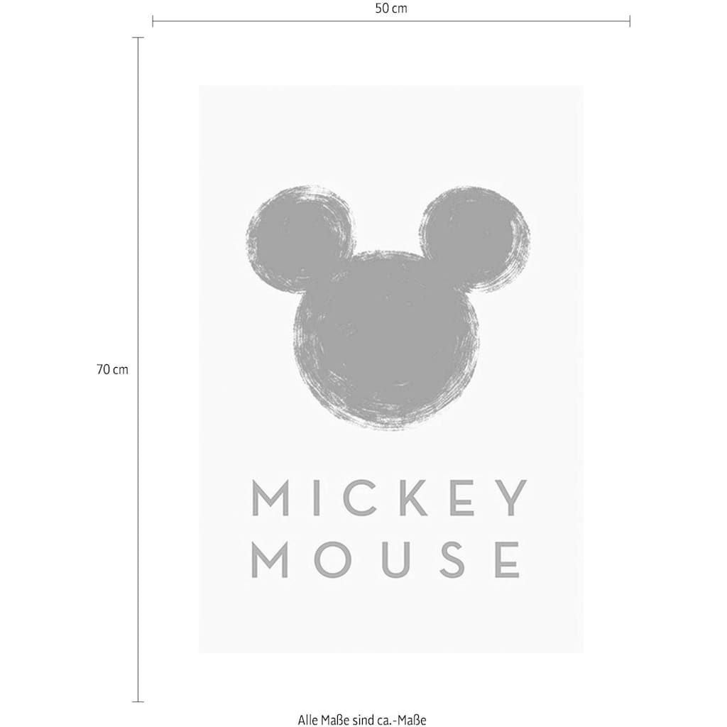 Komar Poster »Mickey Mouse Silhouette«, Disney, (1 St.)