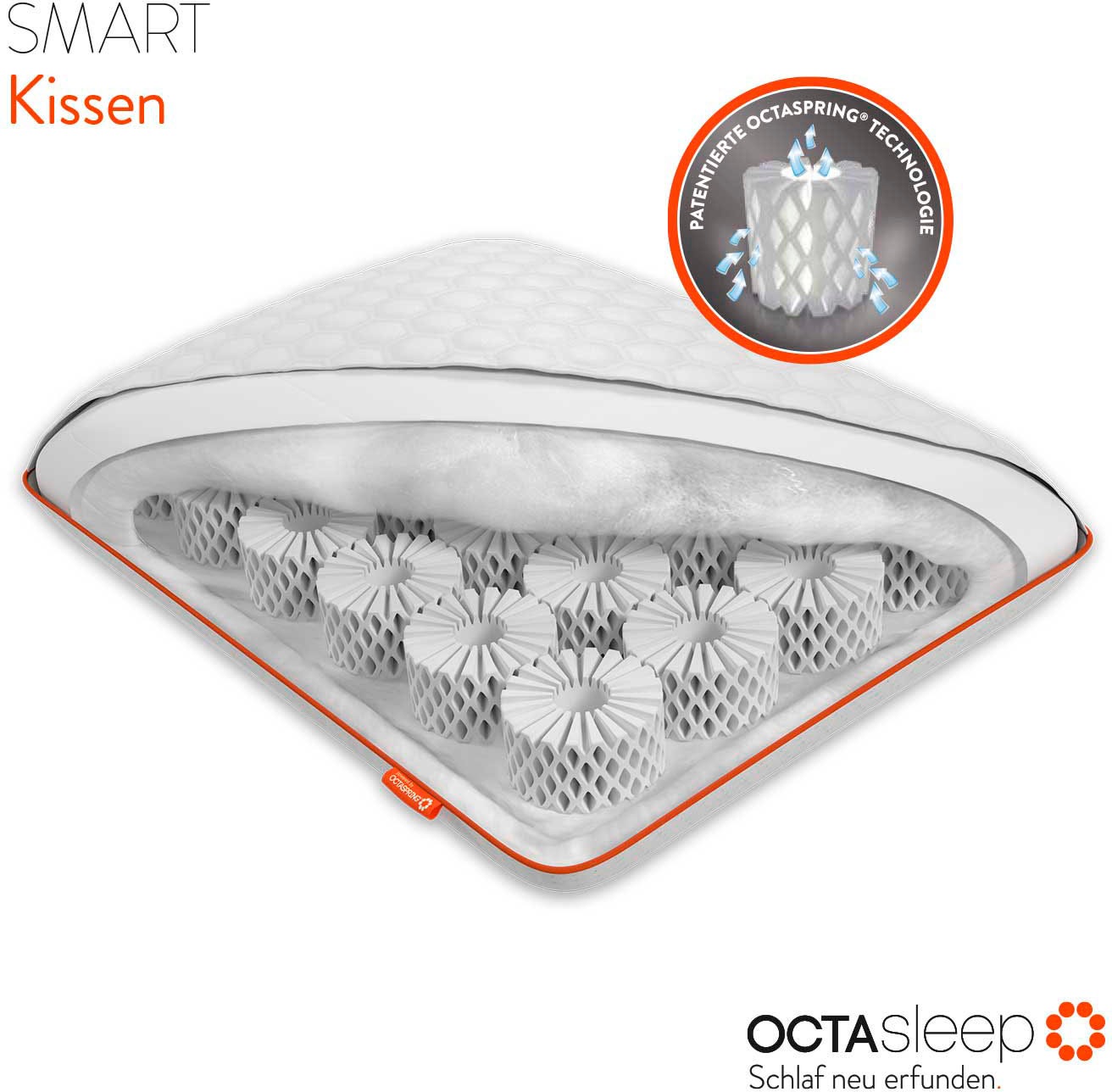 OCTAsleep Nackenstützkissen "Octasleep Smart Pillow" Füllung: 100% Polyeste günstig online kaufen