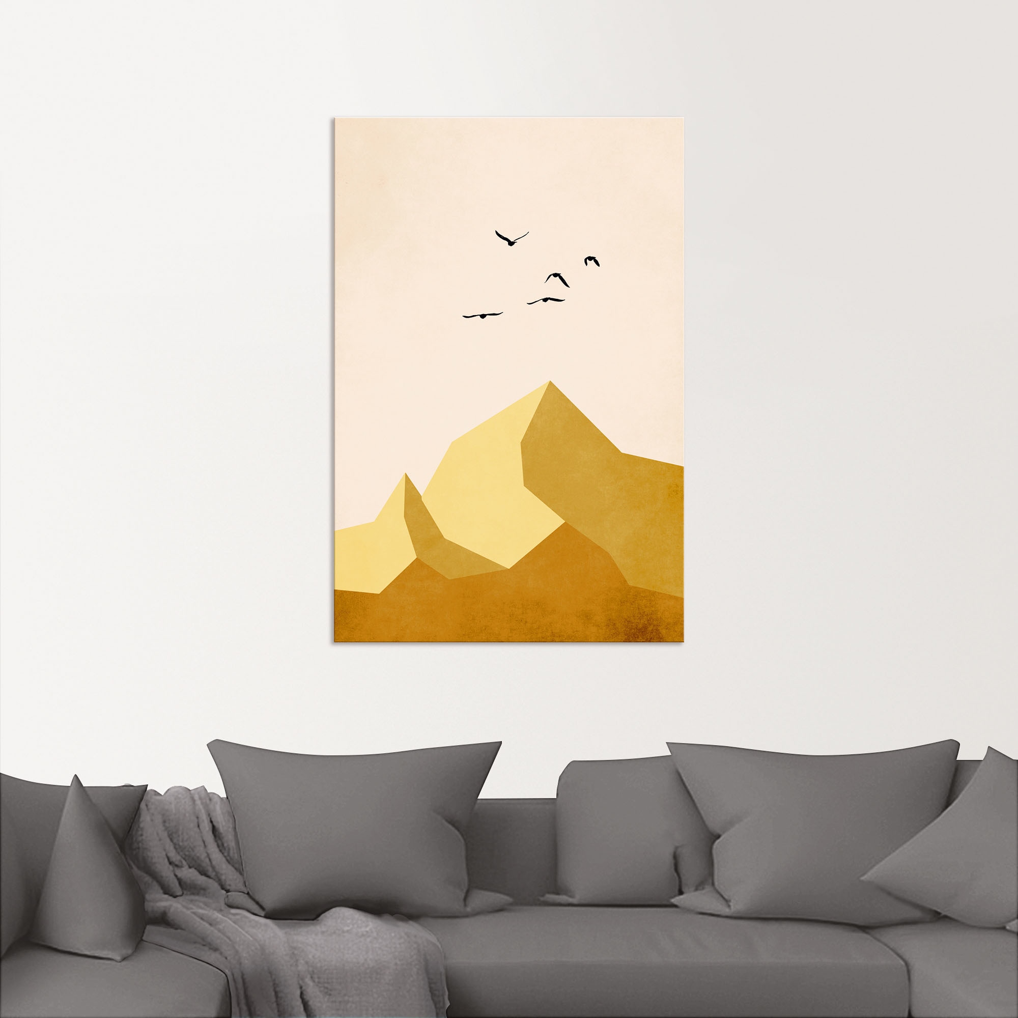 Artland Wandbild »Zugspitze, DREI«, Berge & Alpenbilder, (1 St.), als Alubild, Leinwandbild, Wandaufkleber oder Poster in versch. Größen