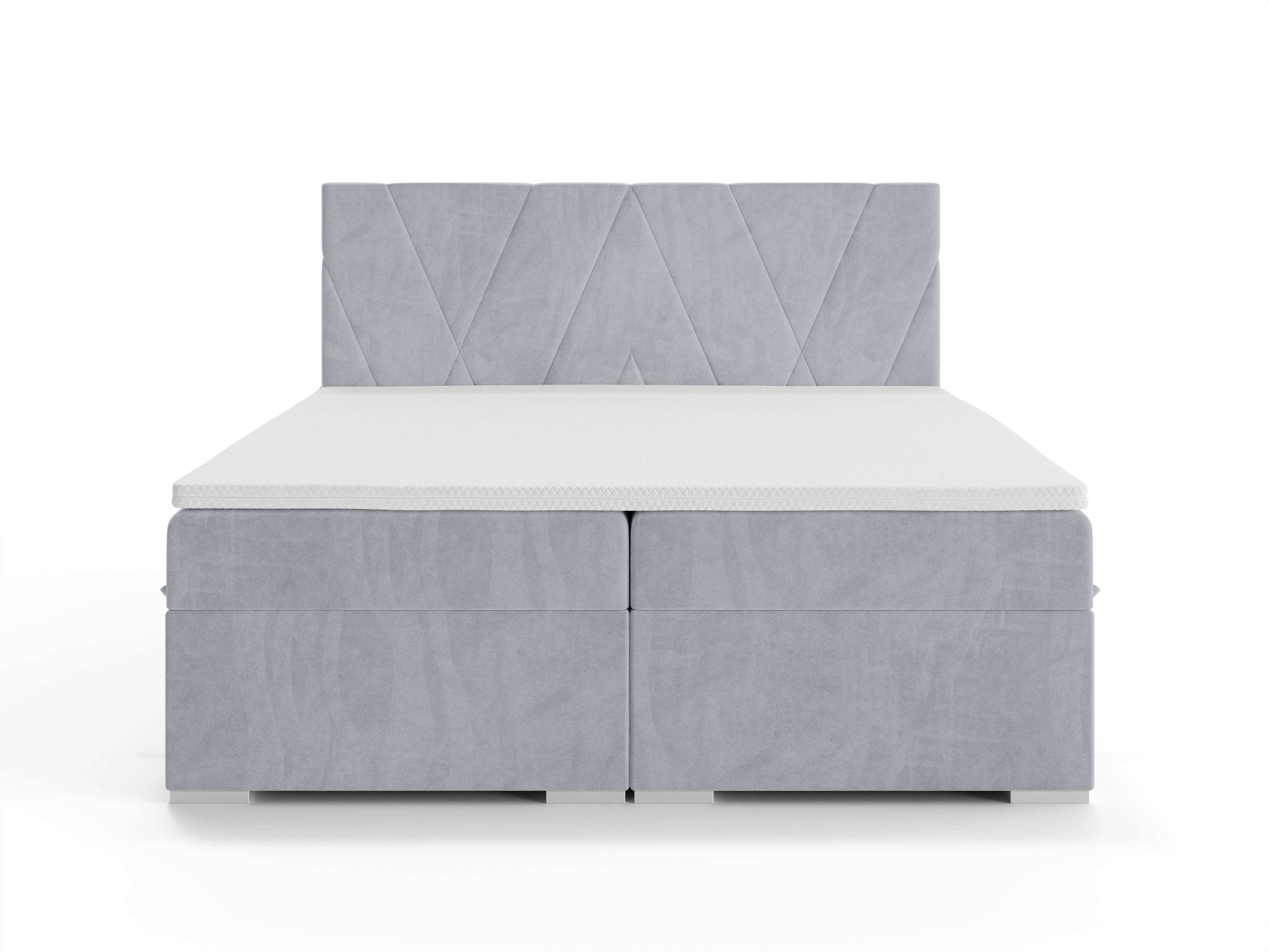 Places of Style Polsterbett »Liania mit Matratze und Topper, in 2 Breiten (160 und 180 cm)«, Boxspringbett mit Bettkasten, Matratze (BFK/TFK) und Topper