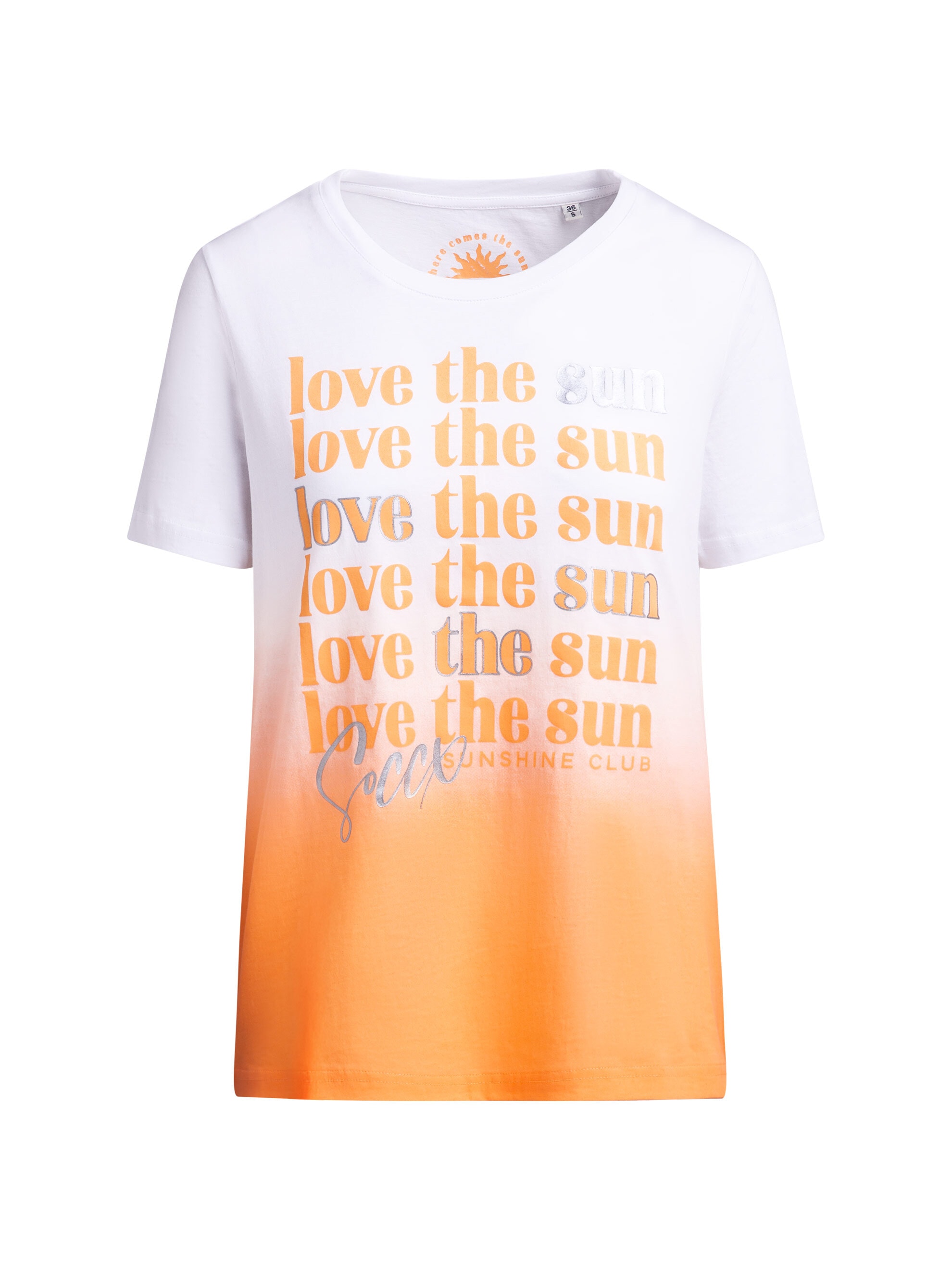 SOCCX Rundhalsshirt mit Farbverlauf